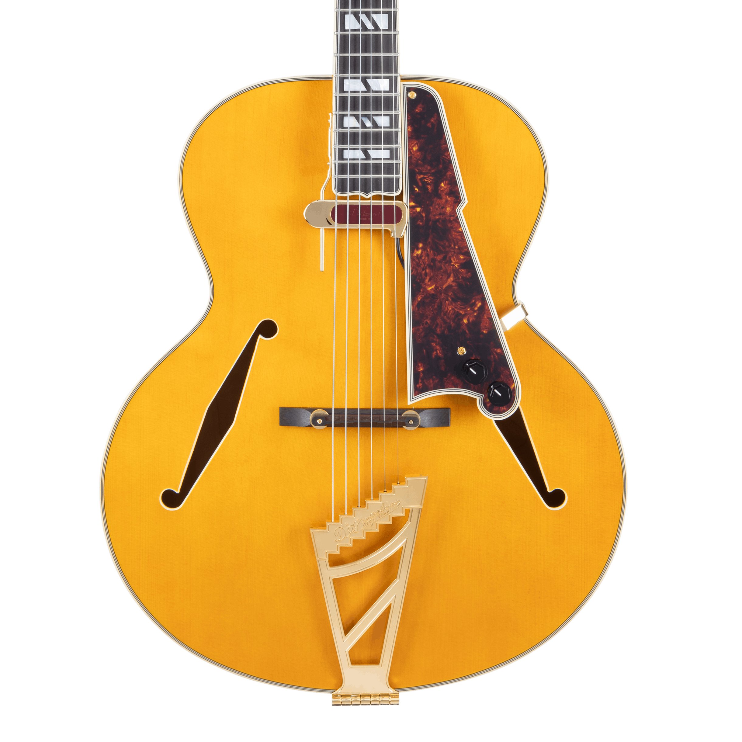 D'Angelico Excel Style B Hollow Body Electric Guitar in Amber - DAESTBAMBGT-1.jpg