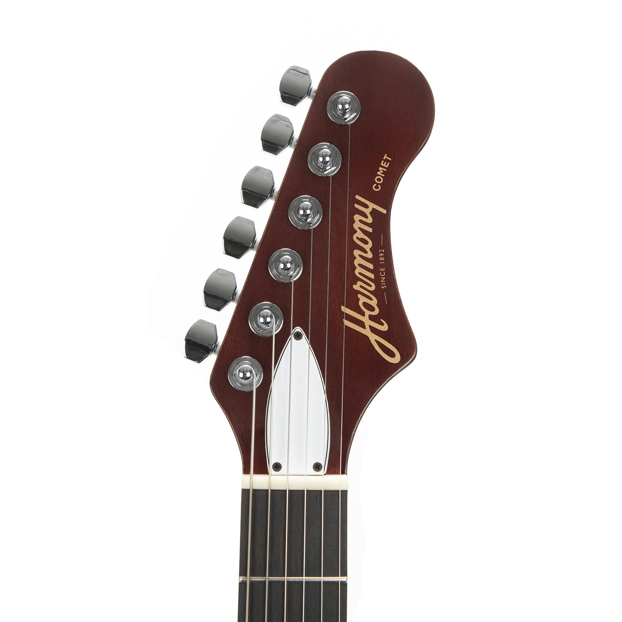 Harmony Comet Electric Guitar in Midnight Blue - HMN-0111027112-Harmony-Comet-Electric-Guitar-in-Midnight-Blue-Headstock-Front.jpg
