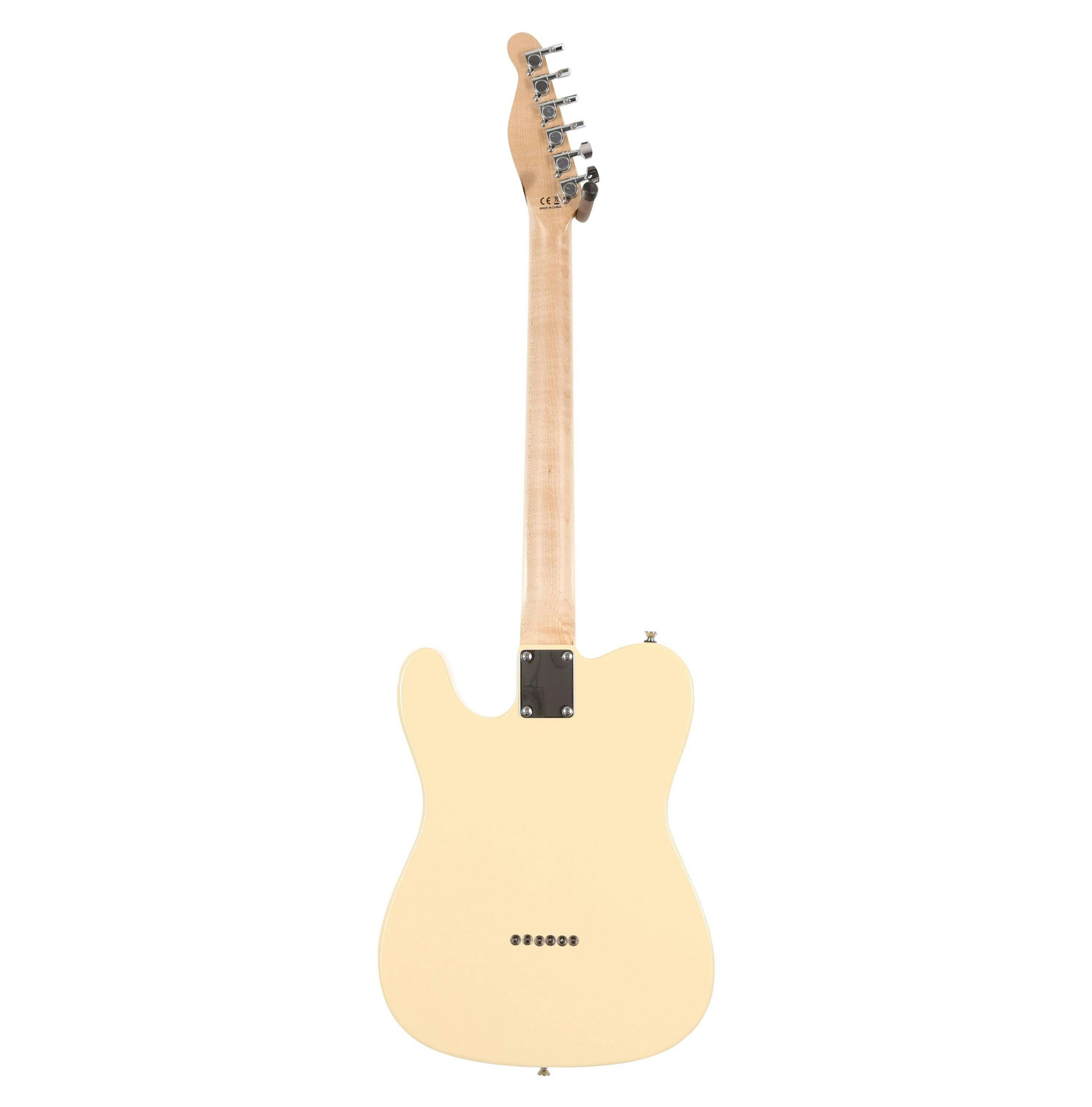 EastCoast T1 Electric Guitar in Vintage White - EC-T1-VW-4.jpg