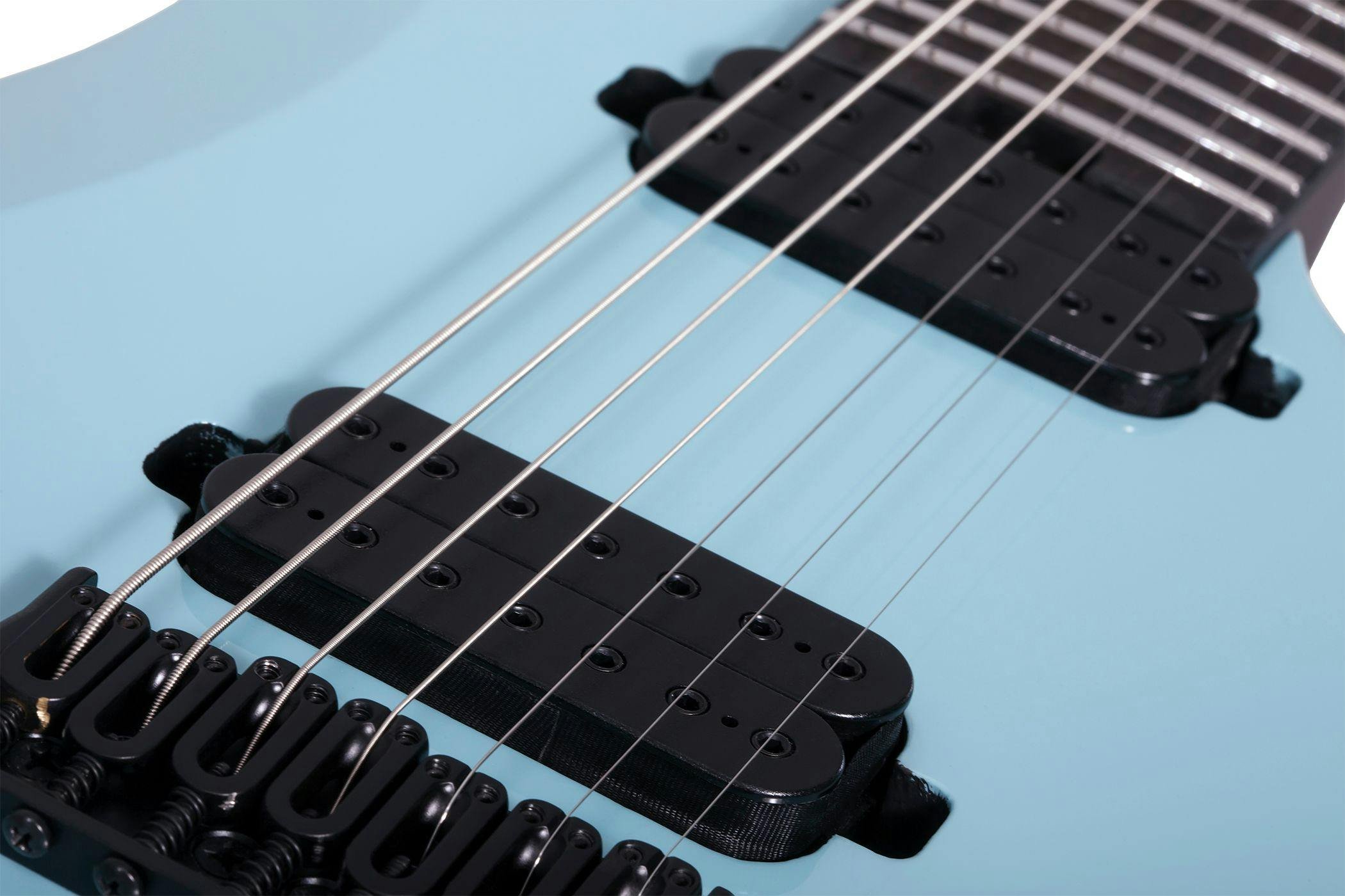 Schecter John Browne TAO-7 AZ Electric Guitar in Azure Blue
