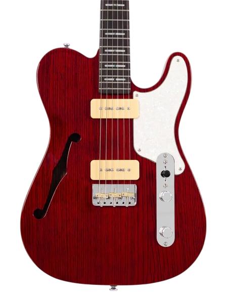 Sire Larry Carlton T7TM Electric Guitar in See Through Red - T7TM-STRVI.jpg