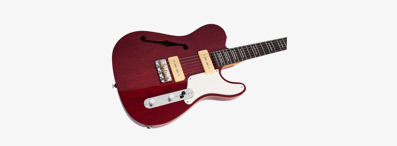Sire Larry Carlton T7TM Electric Guitar in See Through Red - T7TM-STRIVWebsite_compressed.jpg