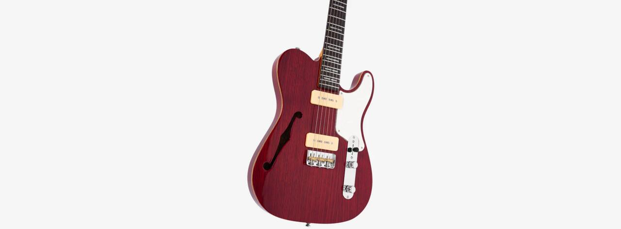 Sire Larry Carlton T7TM Electric Guitar in See Through Red