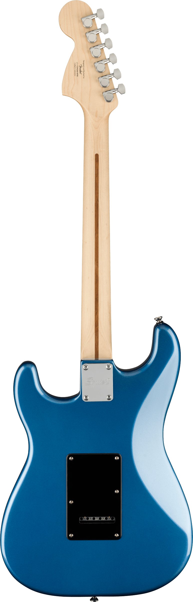 Squier Affinity Stratocaster Electric Guitar in Lake Placid Blue - 437387-Squier-Affinity-Stratocaster-Lake-Placid-Blue-Back.jpg