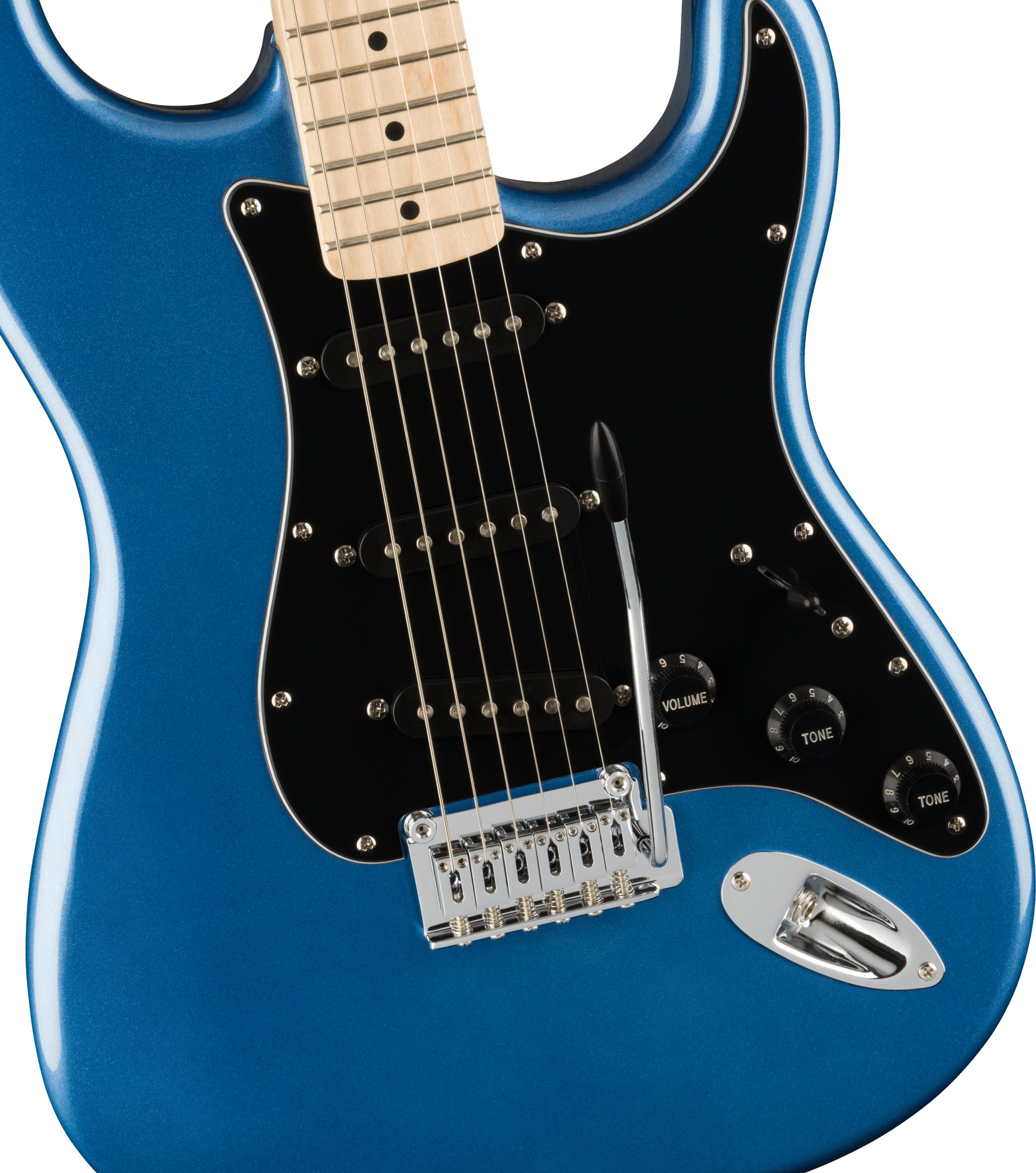Squier Affinity Stratocaster Electric Guitar in Lake Placid Blue - 437389-Squier-Affinity-Stratocaster-Lake-Placid-Blue-Pickups.jpg