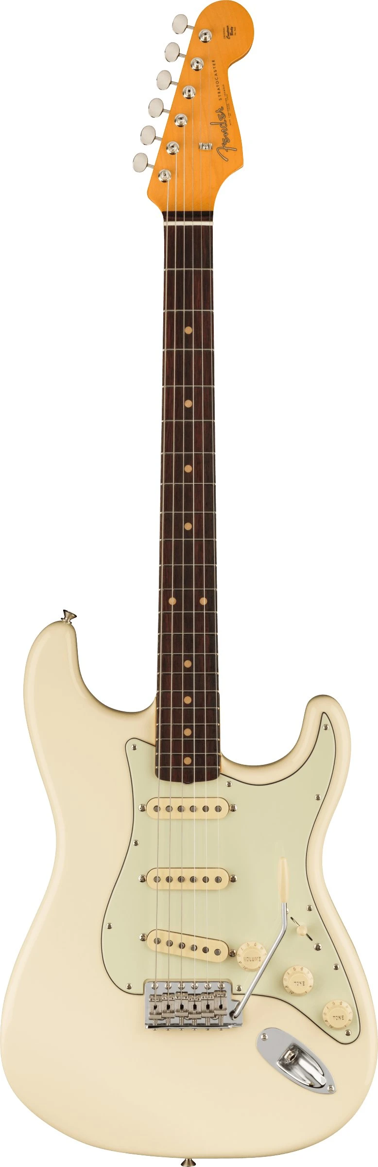 Fender American Vintage II 1961 Stratocaster Electric Guitar in Olympic White - 541858-Fender American Vintage II 1961 Stratocaster Electric Guitar in Olympic White 2.jpg