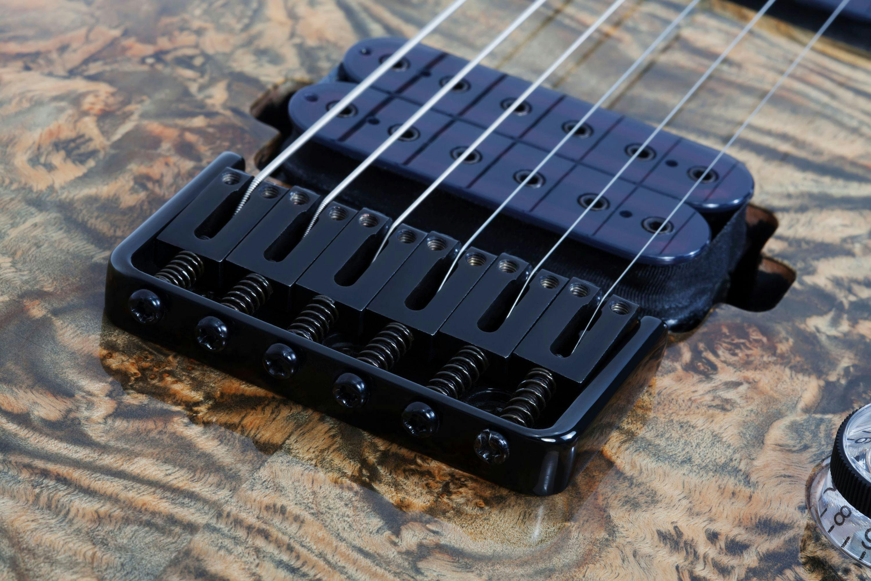 Schecter Omen Elite 6 in Charcoal - 408889-OMEN ELITE-6 CHAR 2451 BRIDGE.jpg