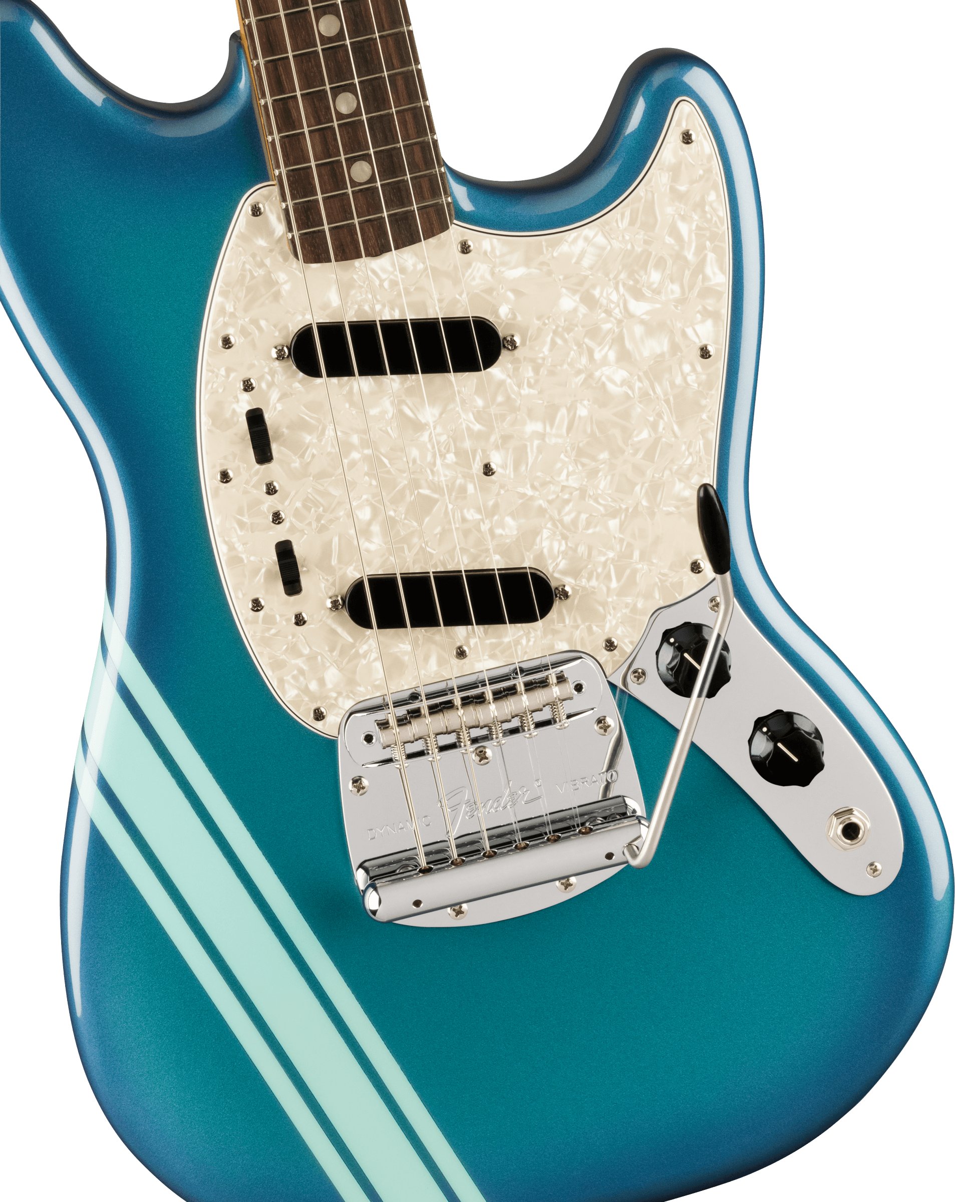 Fender Vintera II '70s Mustang Competition Electric Guitar in Blue - 0149130320-Fender-Vintera-II-70s-Mustang-Competition-Blue-Pickups.jpg