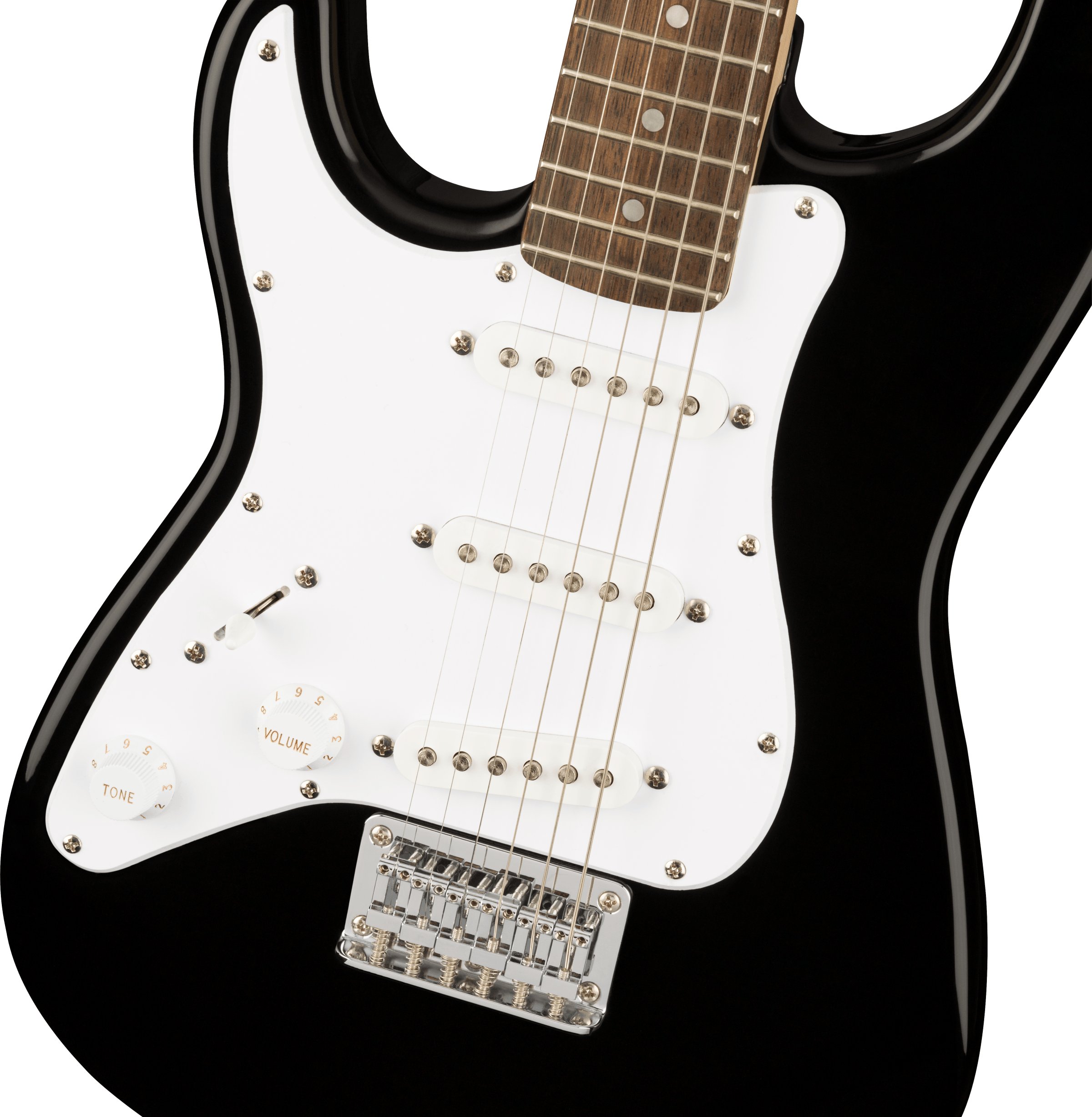 Squier Mini Strat Left Handed Electric Guitar in Black - 390825-0370123506_gtr_frtbdydtl_001_nr.jpg