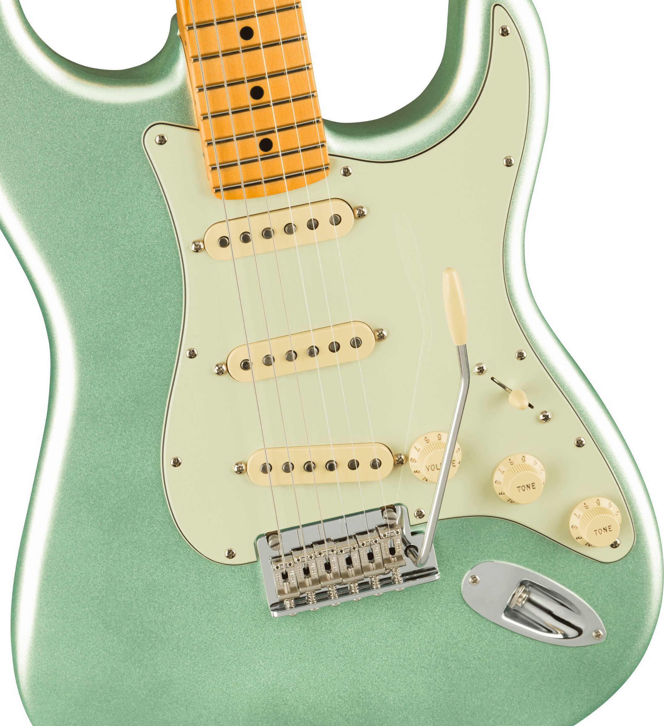 Fender American Professional II Stratocaster in Mystic Surf Green with Maple Fingerboard - 403158-Fender-American-Professional-II-Stratocaster-Mystic-Surf-Green-Maple-Fingerboard-Body-Close.jpg