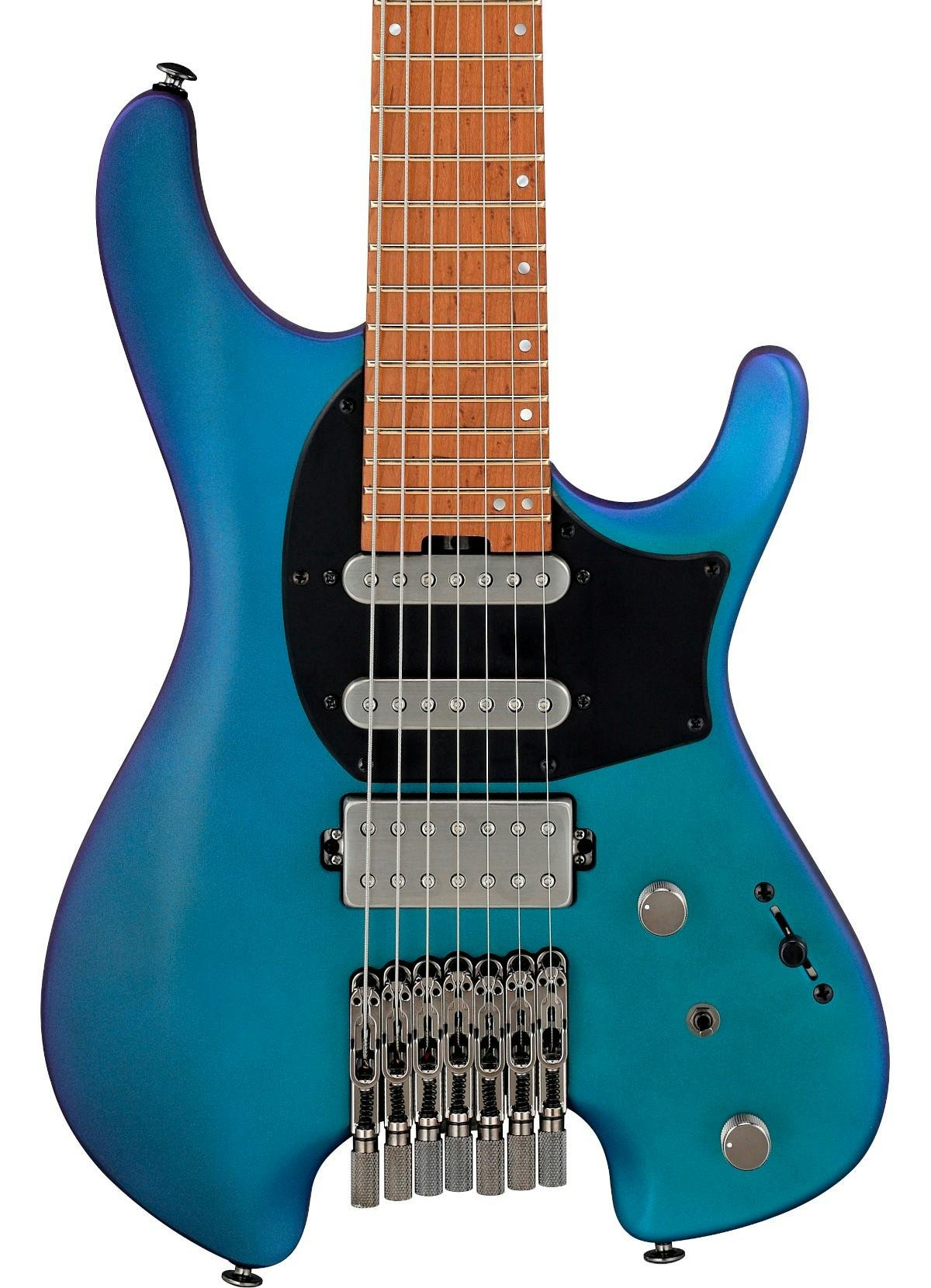 Ibanez Q547-BMM Q Series 7-String Headless Electric Guitar in Blue 