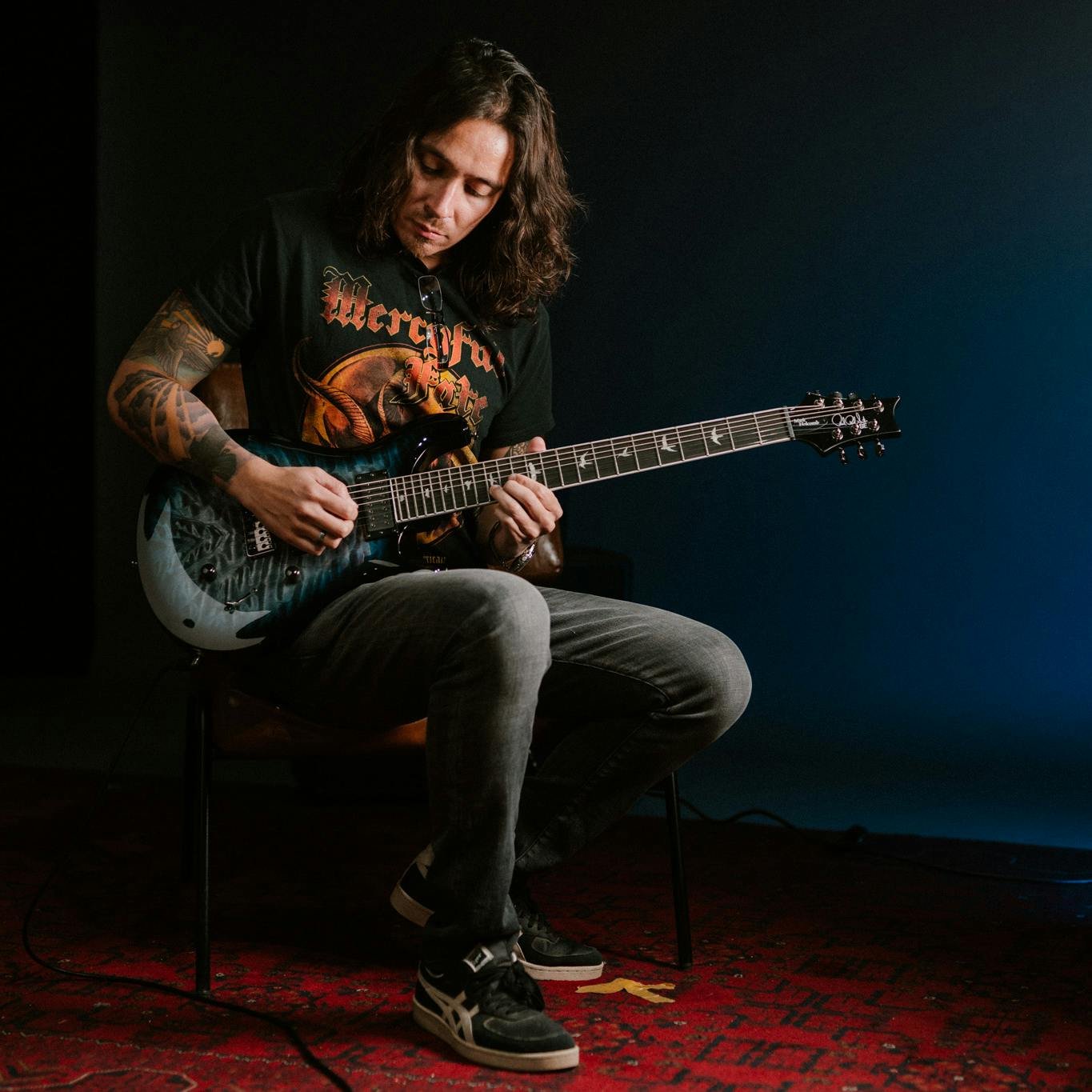 PRS SE Mark Holcomb SVN Signature 7-String Electric Guitar in
