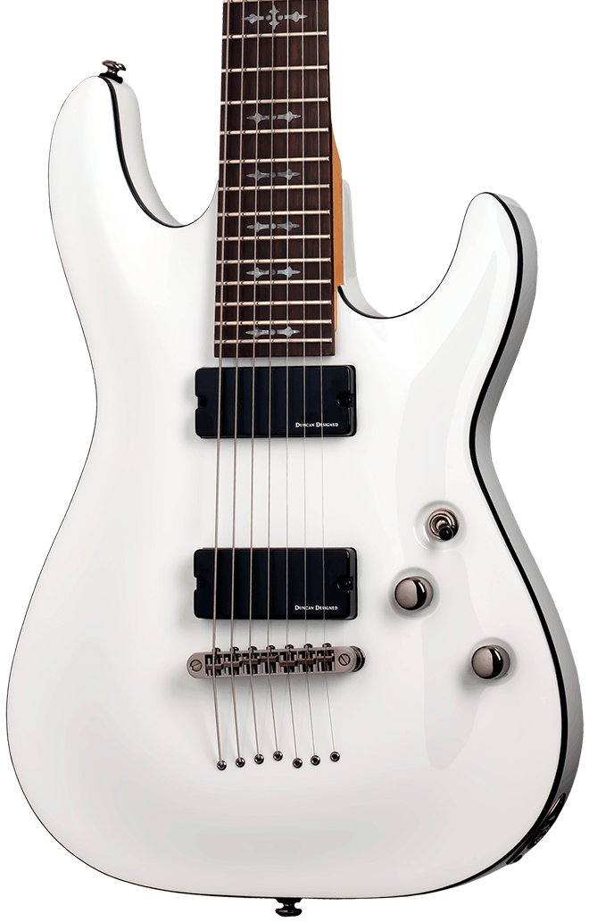 Schecter DEMON-7 in Vintage White - 391757-SCHECTER-3248.jpg
