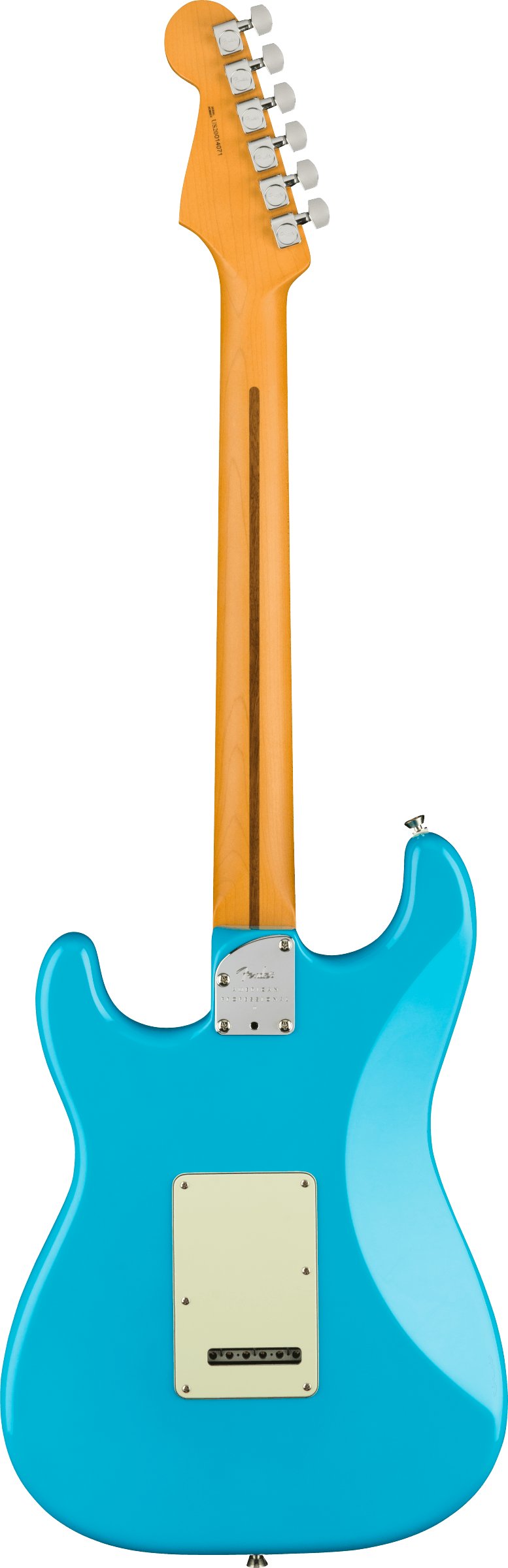 Fender American Professional II Stratocaster in Miami Blue with Rosewood Fingerboard - 403061-Fender-American-Professional-II-Stratocaster-Miami-Blue-Rosewood-Fingerboard-Back.jpg