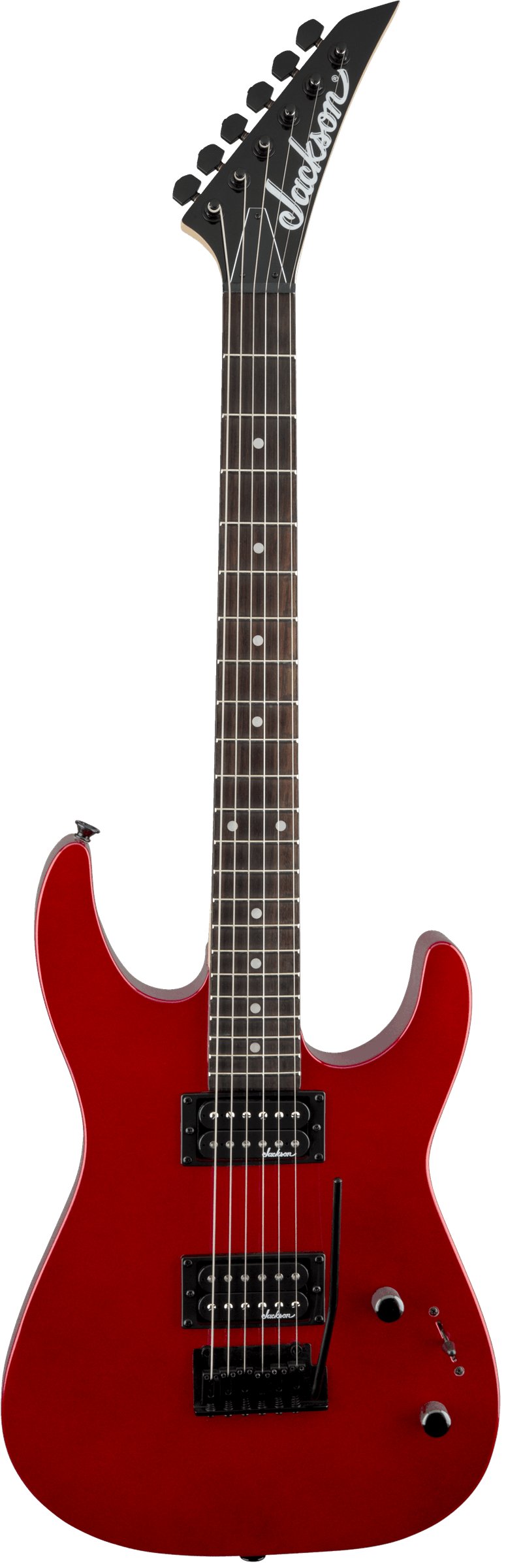 Jackson JS11 Dinky in Metallic Red with Amaranth Fretboard - 330397-2910121552_gtr_frt_001_rr.jpg