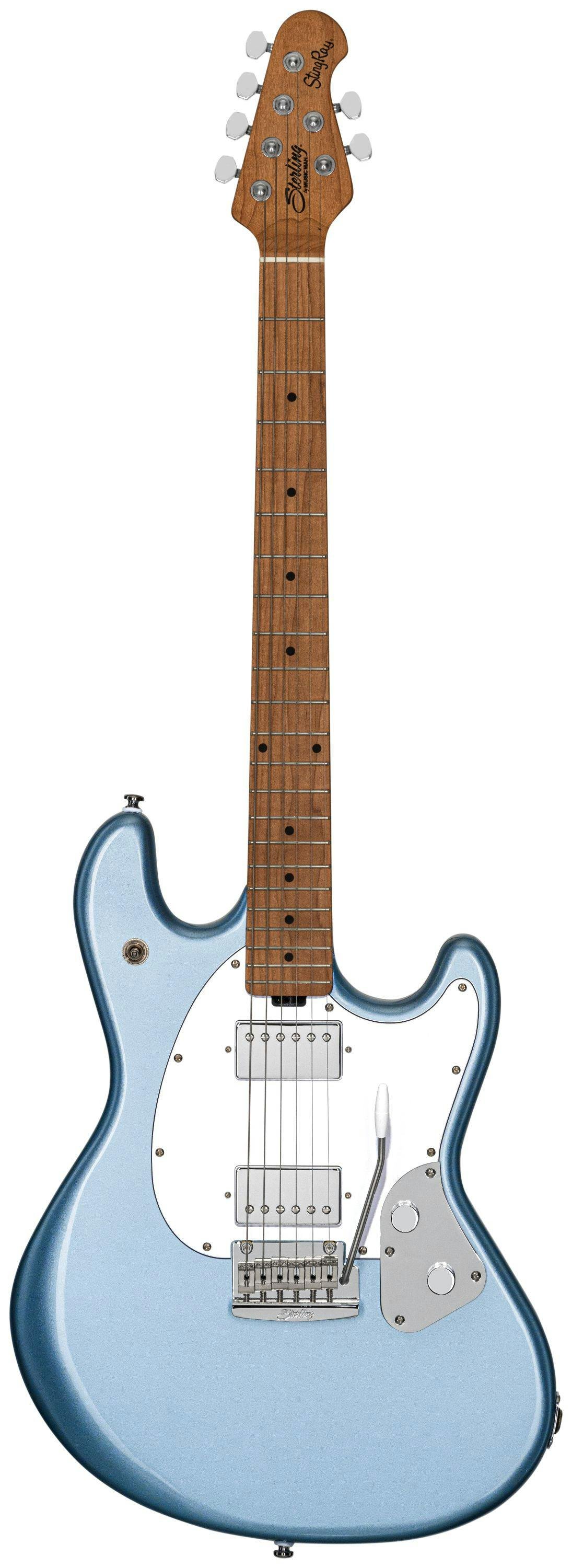 Sterling by Music Man StingRay SR50 Electric Guitar in Firemist Silver - 506614-Sterling-Music-Man-StingRay-Firemist-Silver.jpg