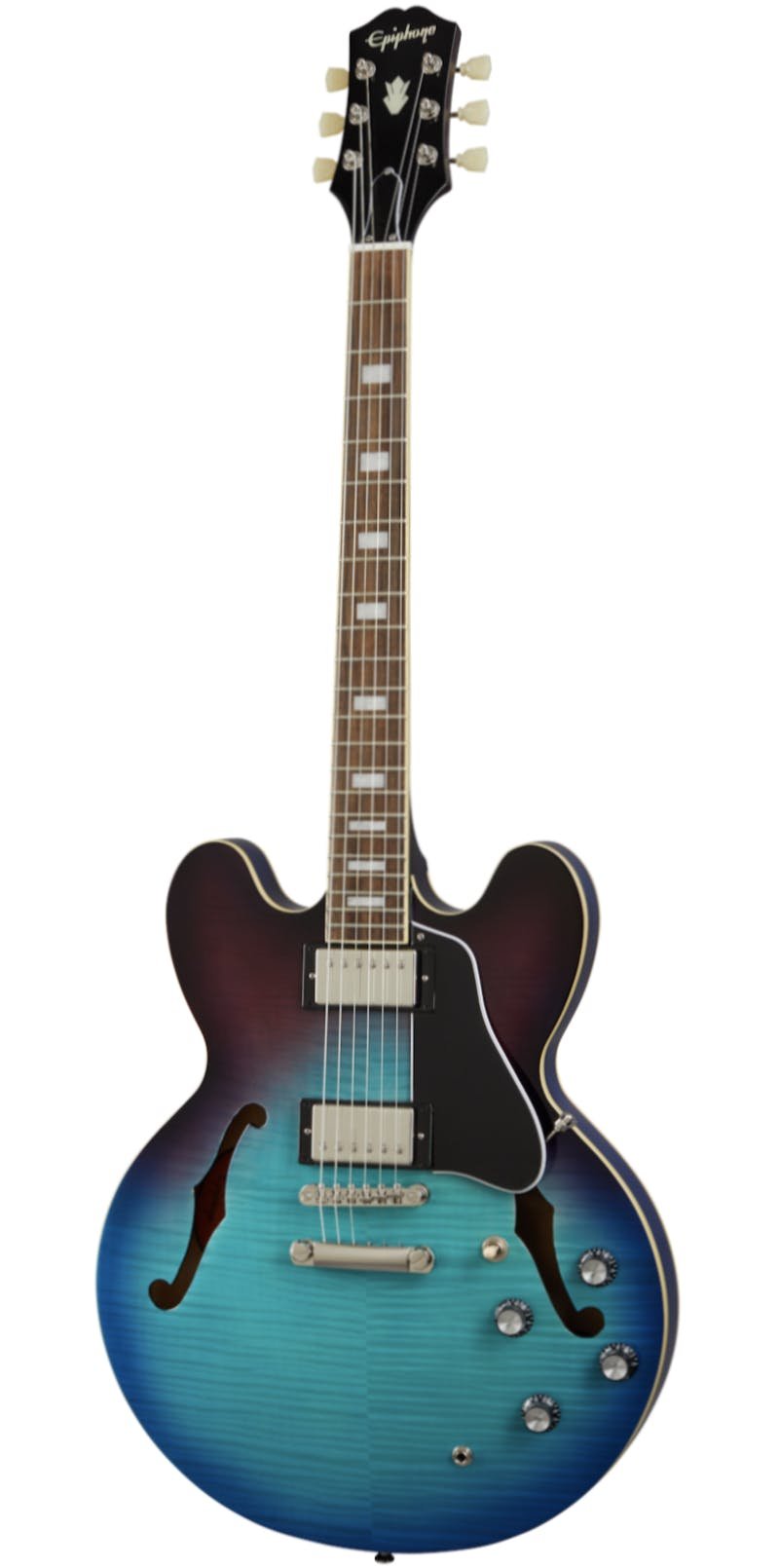 Epiphone Inspired by Gibson ES-335 Figured in Blueberry Burst