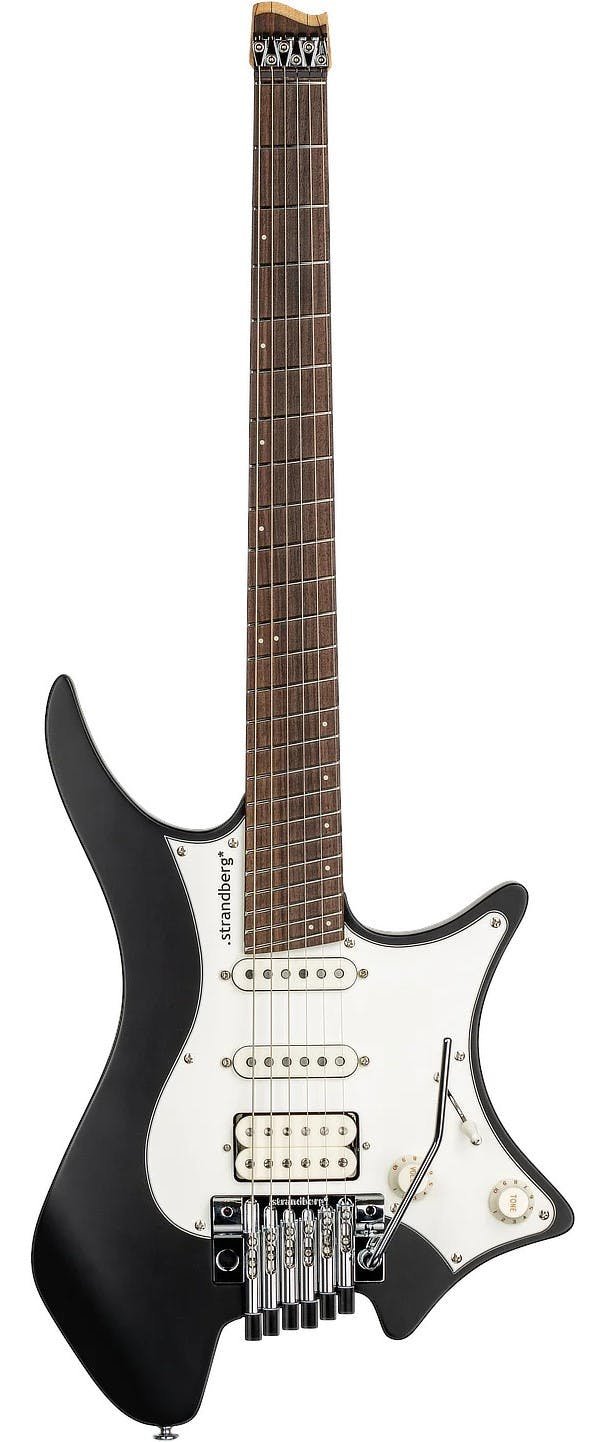 Strandberg Classic 6 Tremolo with Rosewood Neck in Black Satin - BD6TCT23CRABK-strandberg-classic-black-front.jpg