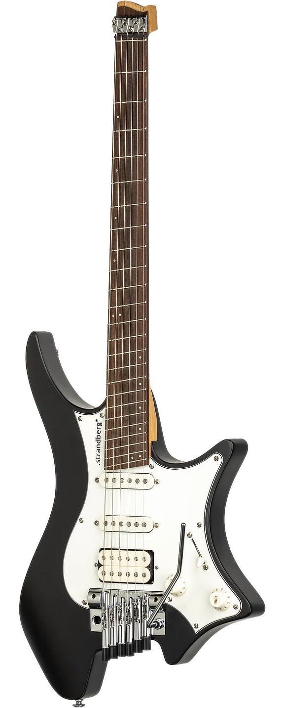 Strandberg Classic 6 Tremolo with Rosewood Neck in Black Satin