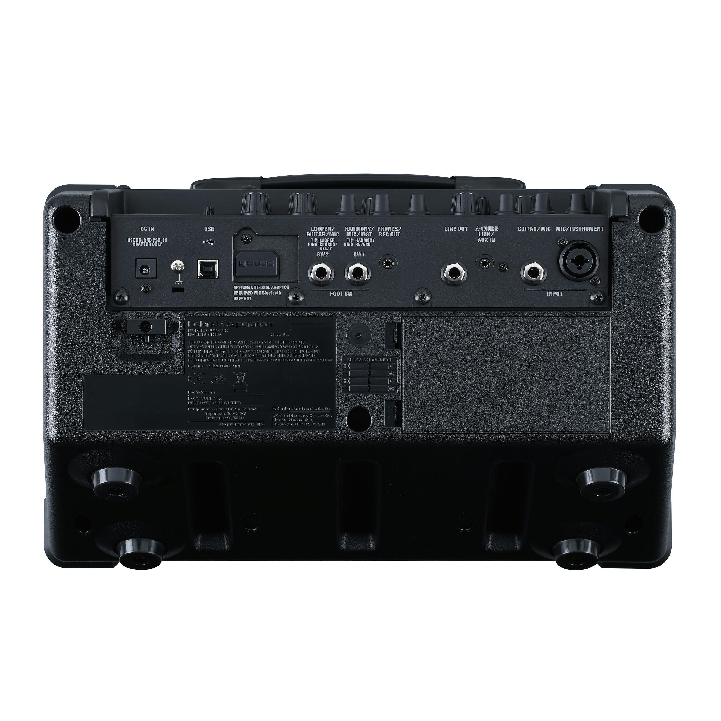 Boss CUBE Street II Battery-Powered Stereo Amp in Black - 449573-Boss-Cube-Street-II-Portable-Amp-Black-Rear.jpg