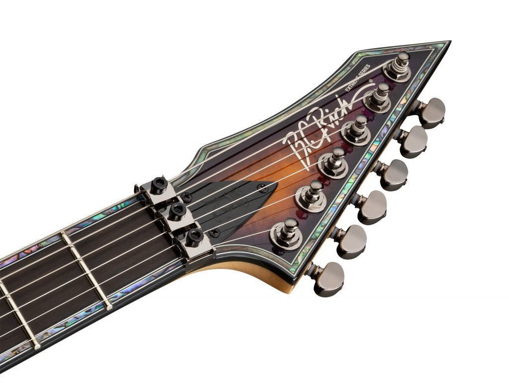 BC Rich Extreme Series Warlock Exotic Electric Guitar with Floyd