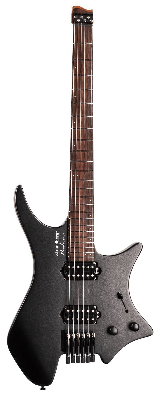 Strandberg Boden Essential 6 Headless Electric Guitar in Black Granite - BD6CTERSBK-strandberg-esssentials-black-granite-front.jpg