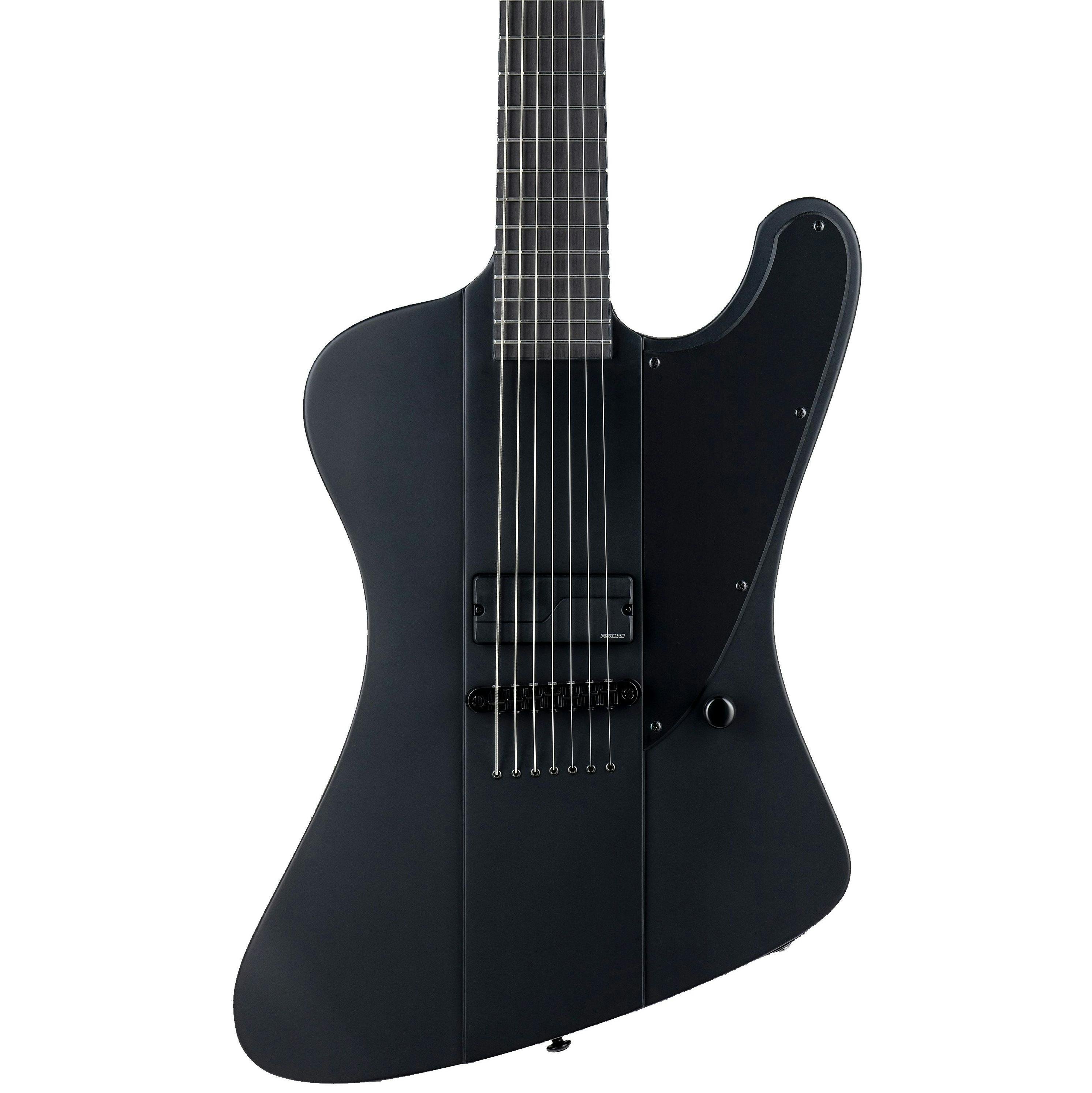 ESP LTD Phoenix-7 Baritone Electric Guitar in Black Metal - 487677-10009451 (3).jpg