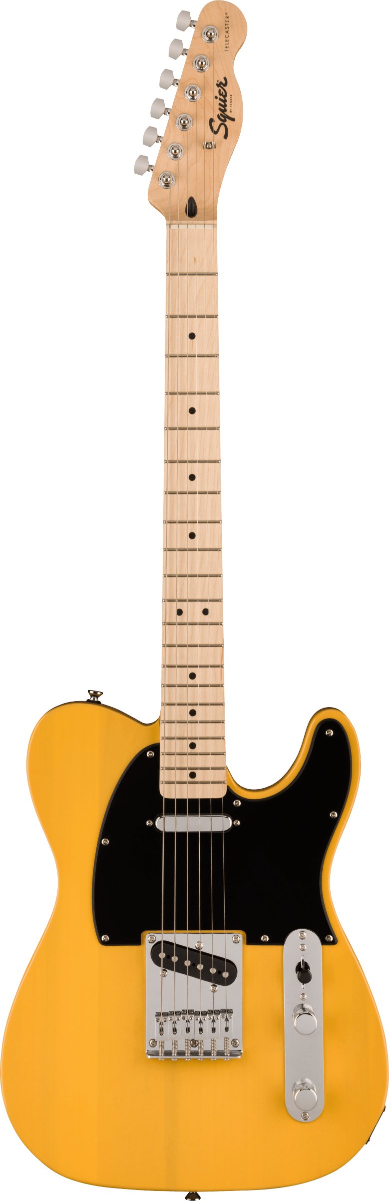Squier Sonic Telecaster Electric Guitar in Butterscotch Blonde - 0373453550-Squier-Sonic-Telecaster-Butterscotch-Blonde.jpg