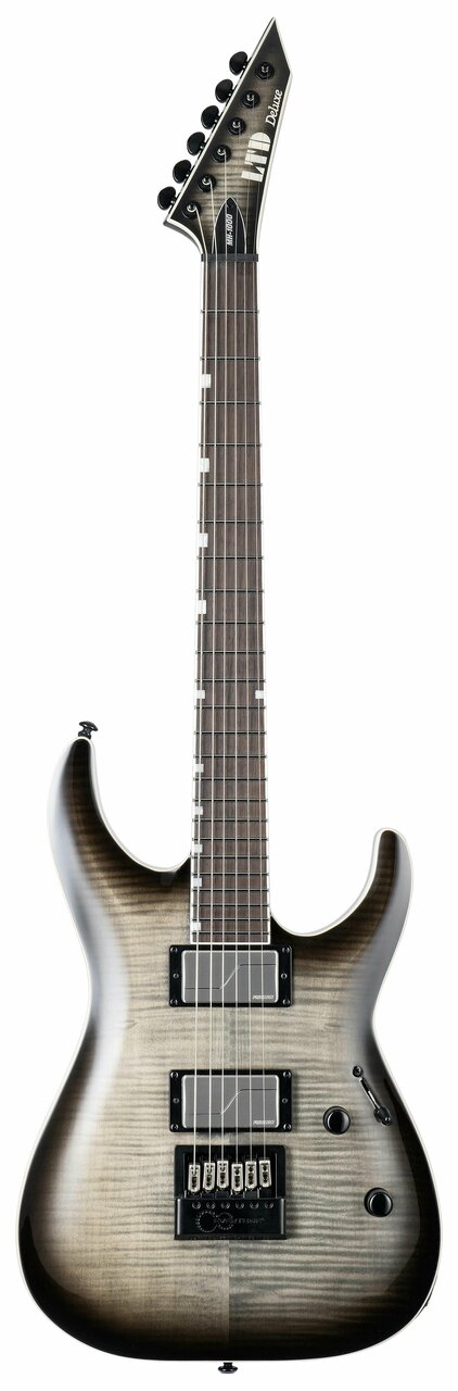 ESP LTD MH-1000 Evertune FM Electric Guitar in Charcoal Burst - 10011372-MH-1000-EVERTUNE_CHB_FRONT.jpg