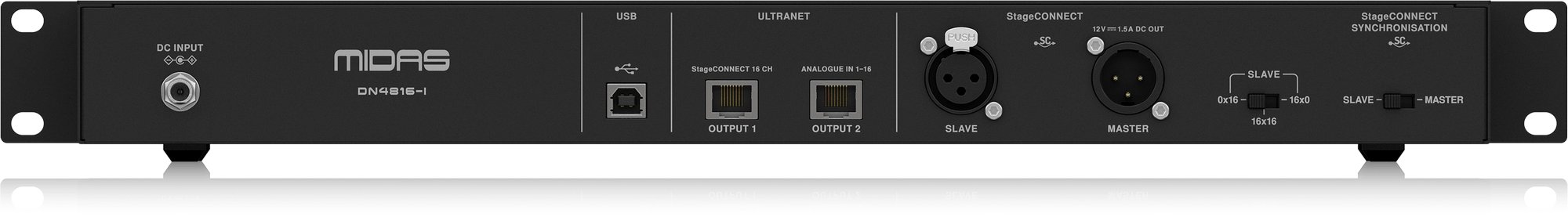 Midas DN4816-I Bus-Powered StageCONNECT Interface - 518230-DN4816-I_P0DW0_Rear_XL.jpg