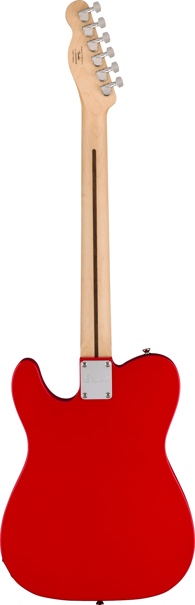 Squier Sonic Telecaster Electric Guitar in Torino Red - 0373451558-Squier-Sonic-Telecaster-Torino-Red-Back.jpg