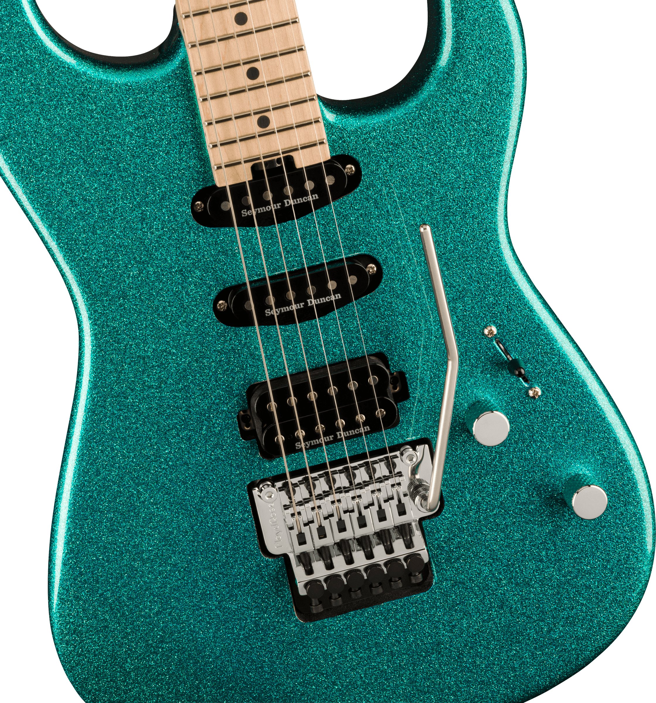 Charvel Pro-Mod San Dimas Style 1 HSS FR M Electric Guitar in Aqua Flake - 2965033513-2965033513_cha_ins_fbd_1_nr.jpg