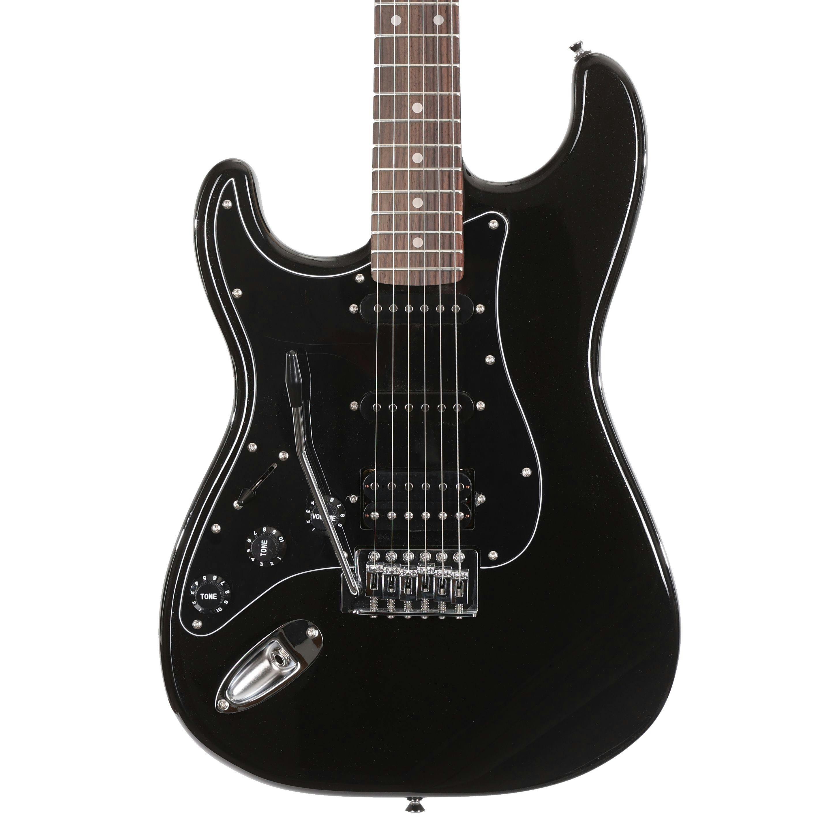 ギター Carlos guitar CUSTOM ORDER ST LEFT HAND Eastcoast HSS ST2 Left Handed Electric Guitar in Black Metallic