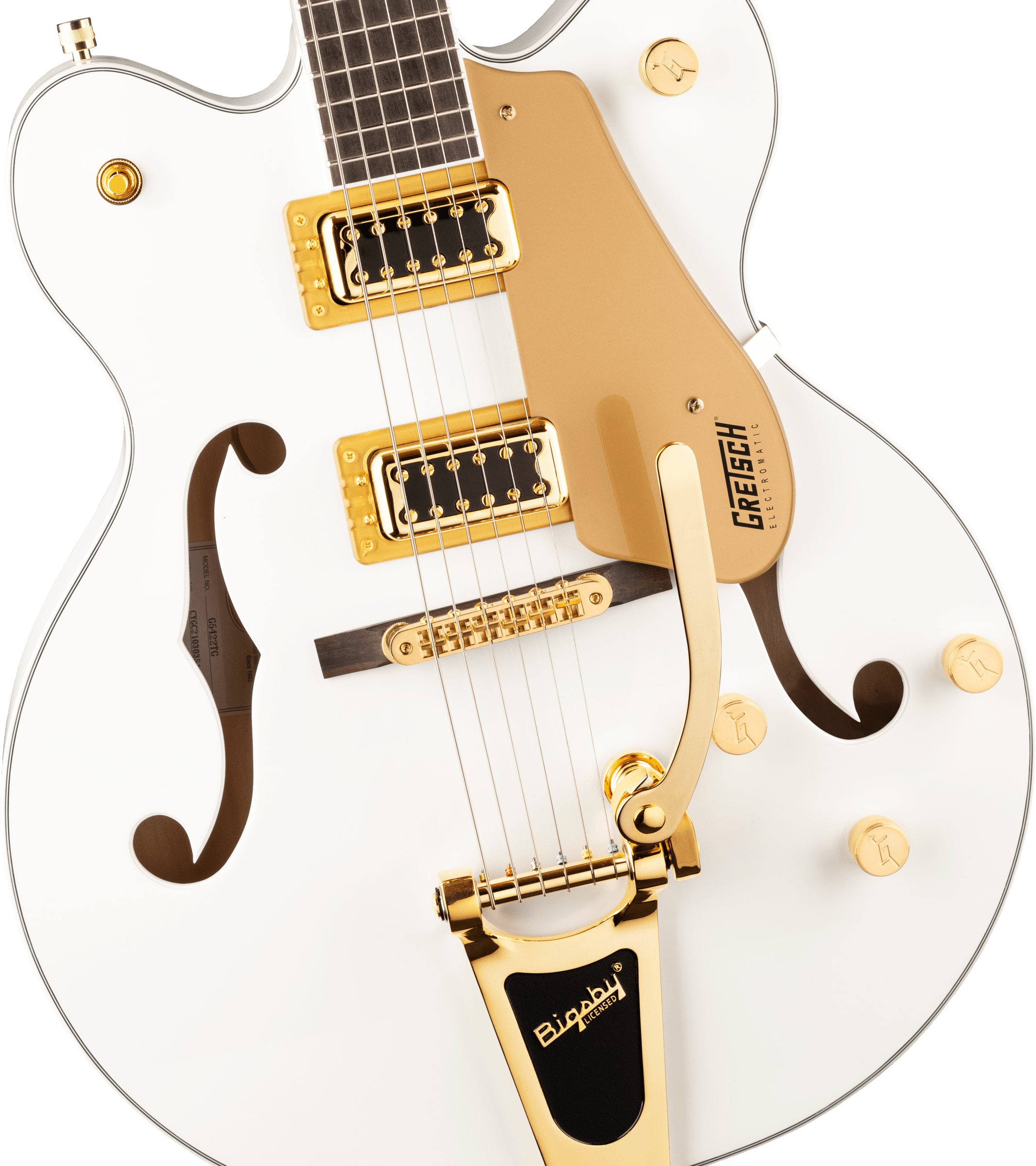 Gretsch G5422TG Electromatic Classic Hollow Body Double-Cut with Bigsby in Snowcrest White - 490611-2506217567-3.jpg