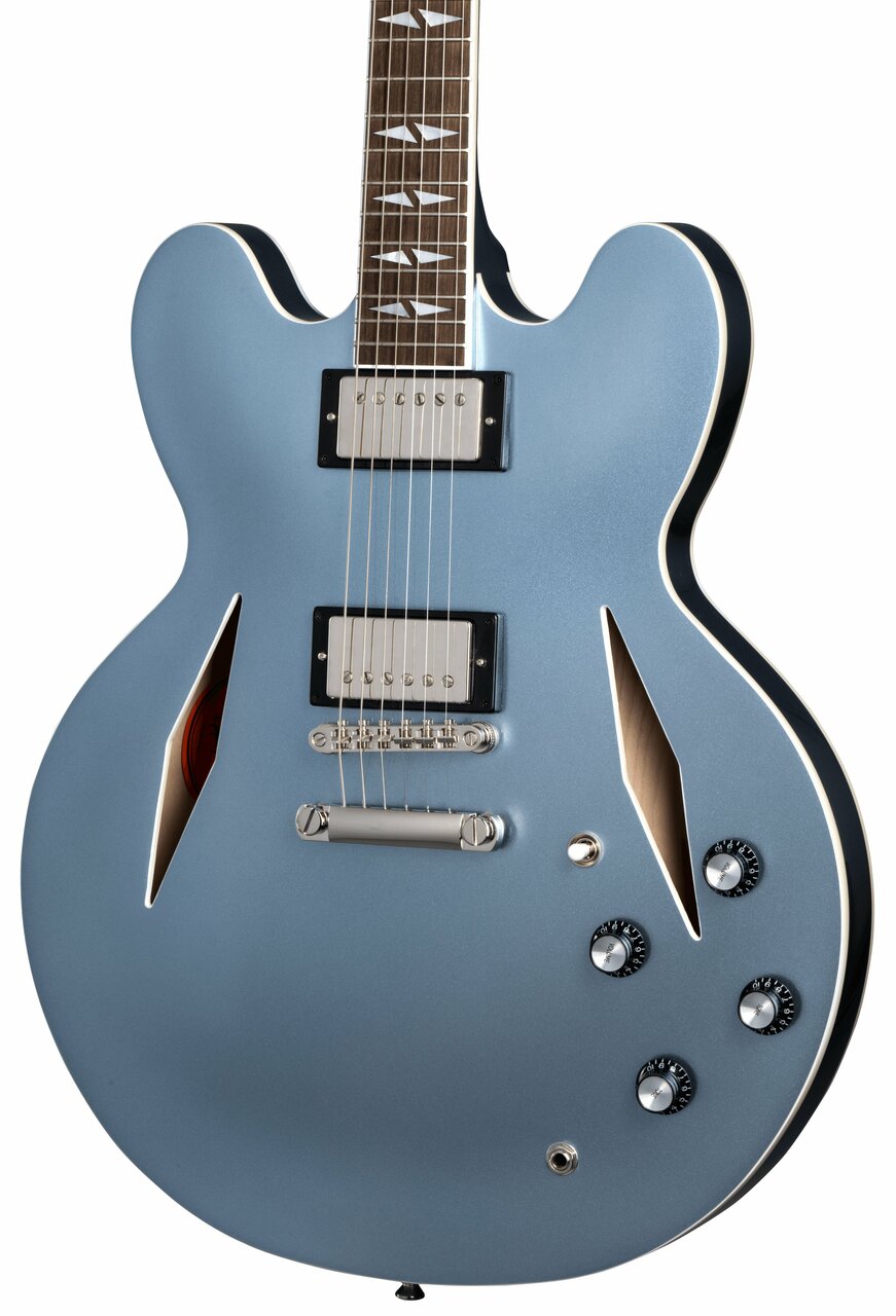 Epiphone Artist Dave Grohl Signature DG-335 Semi-Hollow Electric Guitar in Pelham Blue - EIGCDG335PENH1-1.jpg