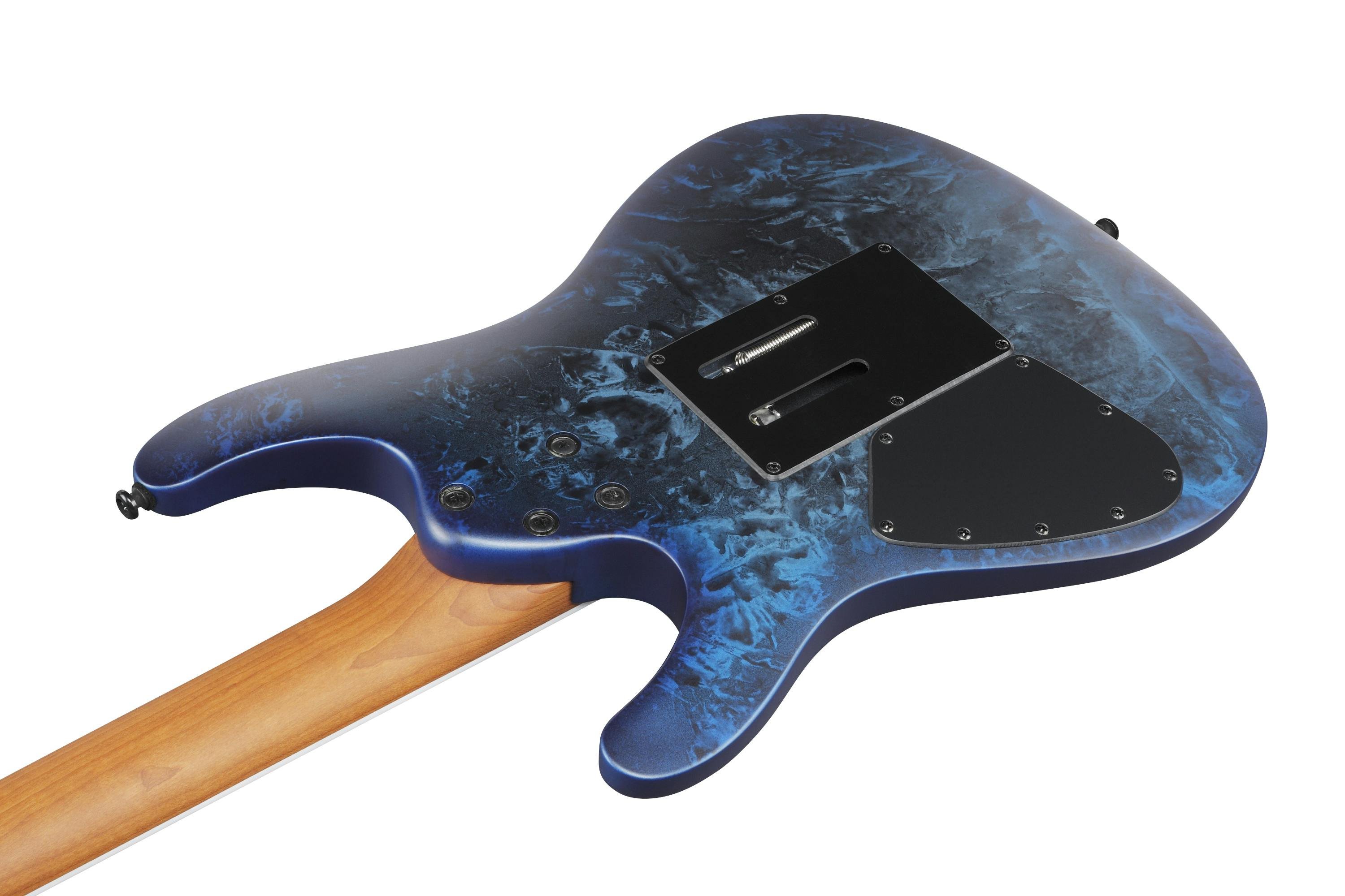 Ibanez S770-CZM Electric Guitar in Cosmic Blue Frozen Matte