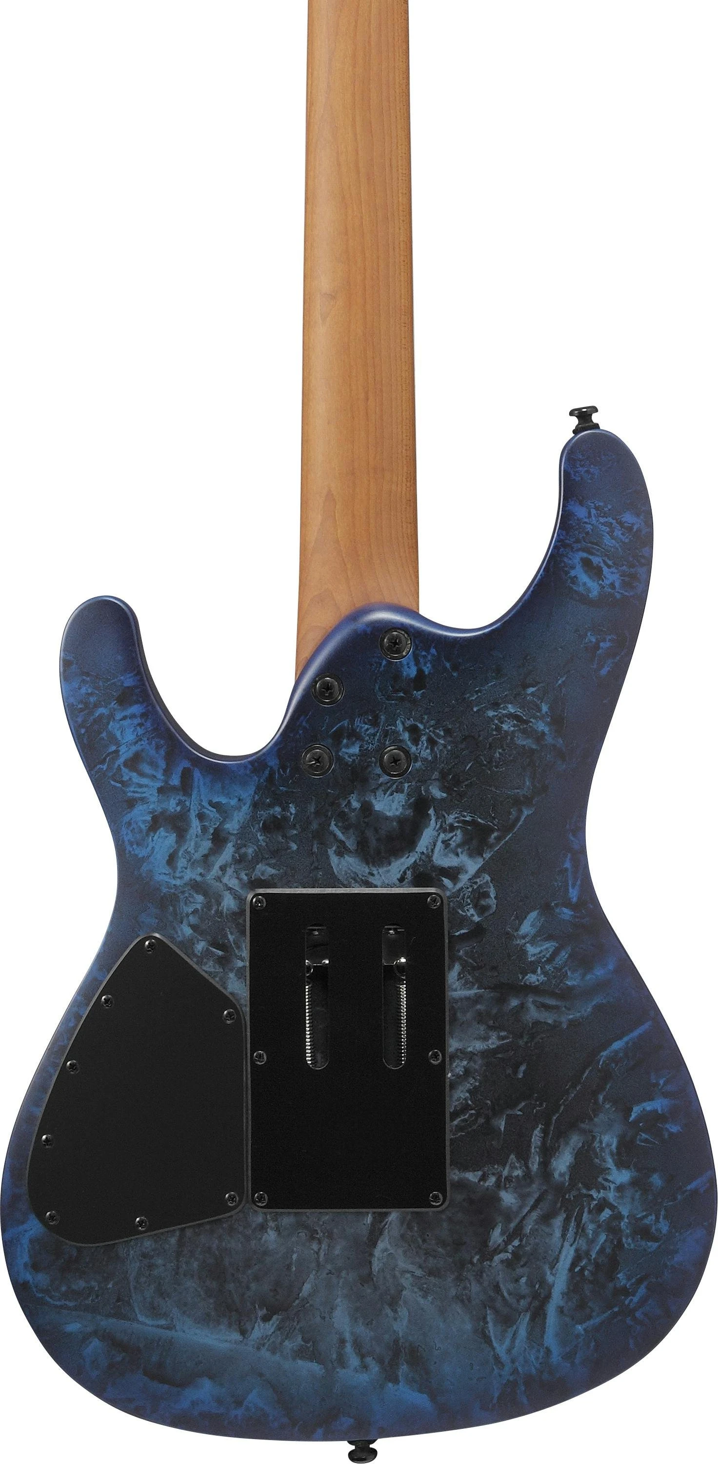 Ibanez S770-CZM Electric Guitar in Cosmic Blue Frozen Matte - S770-CZM-S770-CZM-ibanez-cosmic-blue-frozen-matte-back-2.jpg
