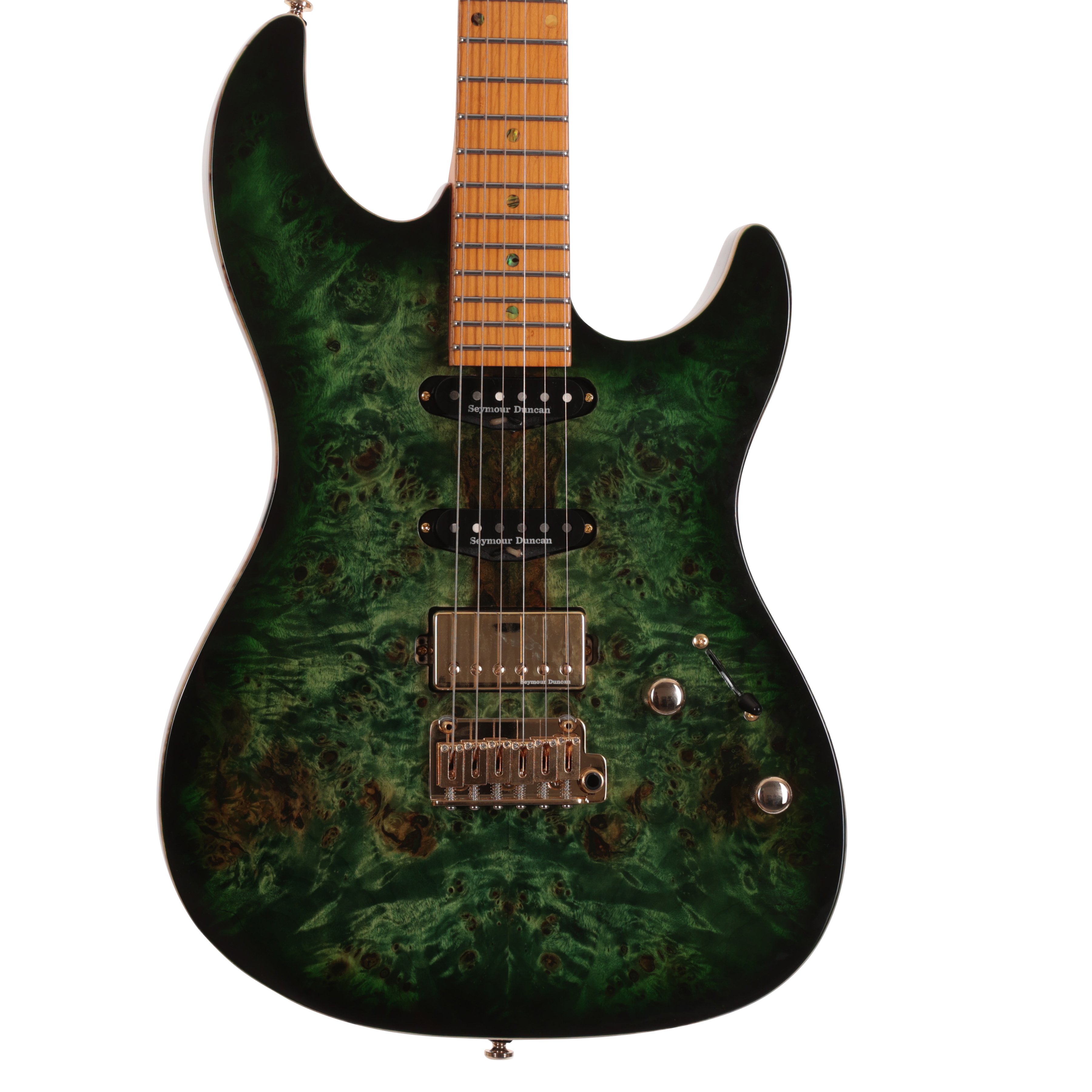 Sire Larry Carlton S10 HSS Electric Guitar in Transparent Green - S10TG (2).jpg