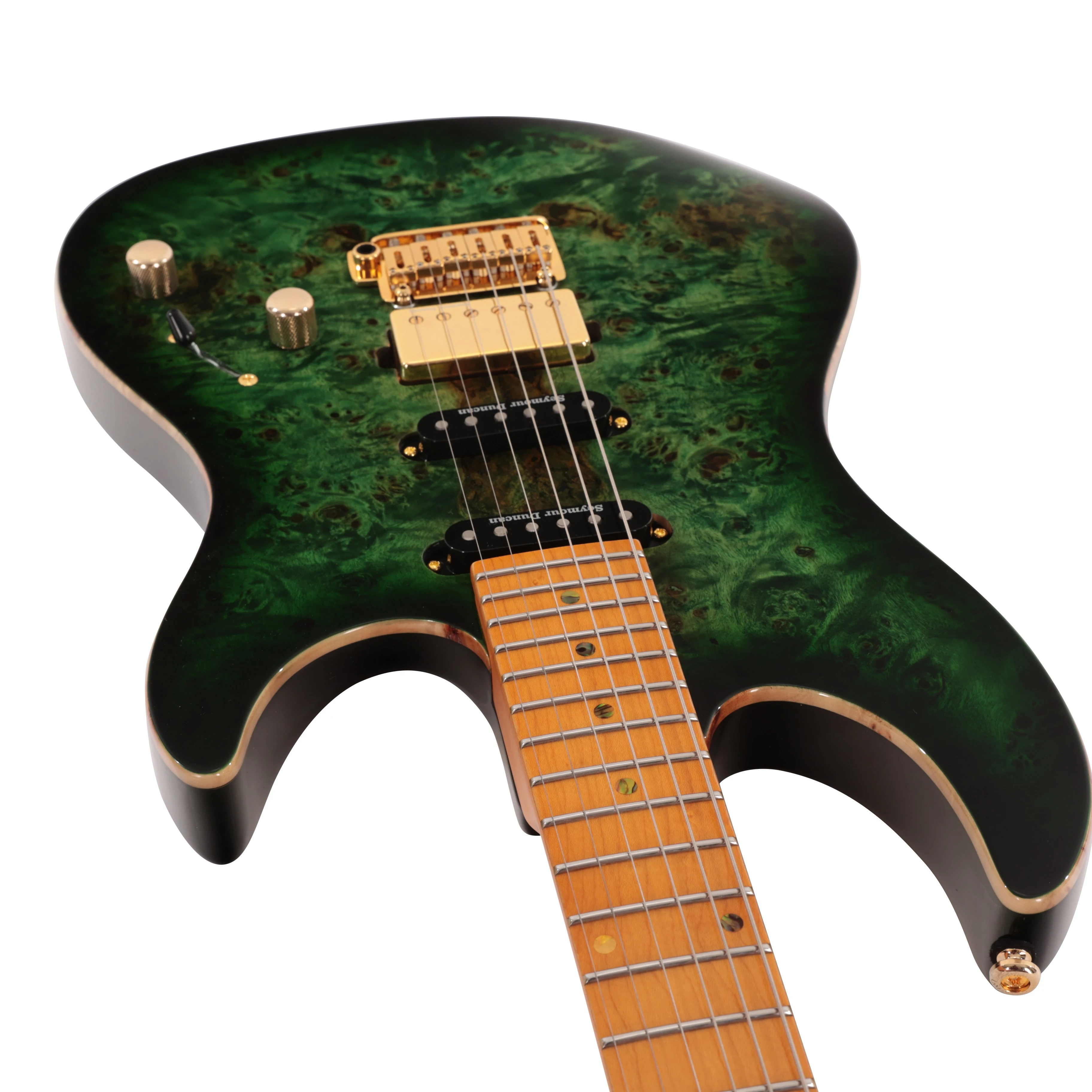 Sire Larry Carlton S10 HSS Electric Guitar in Transparent Green - S10TG (8).jpg