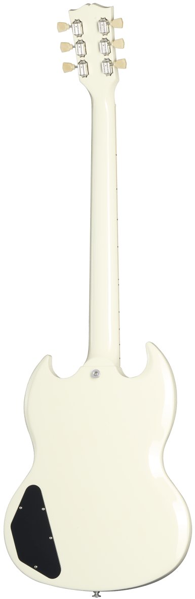 Gibson SG Standard 61 Stop Bar Electric Guitar in Classic White - SG6100CWNH1-Gibson-SG-Standard-61-Stop-Bar-Classic-White-Back.jpg