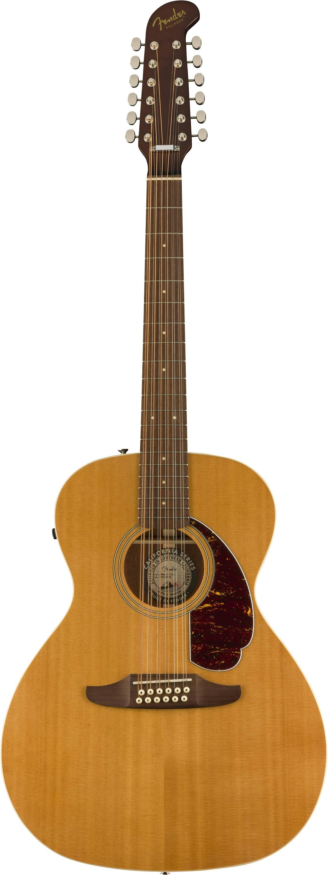 Fender Villager 12-String Electro Acoustic Guitar in Aged Natural - 0970792134-0970792134_fen_ins_frt_1_rr.jpg