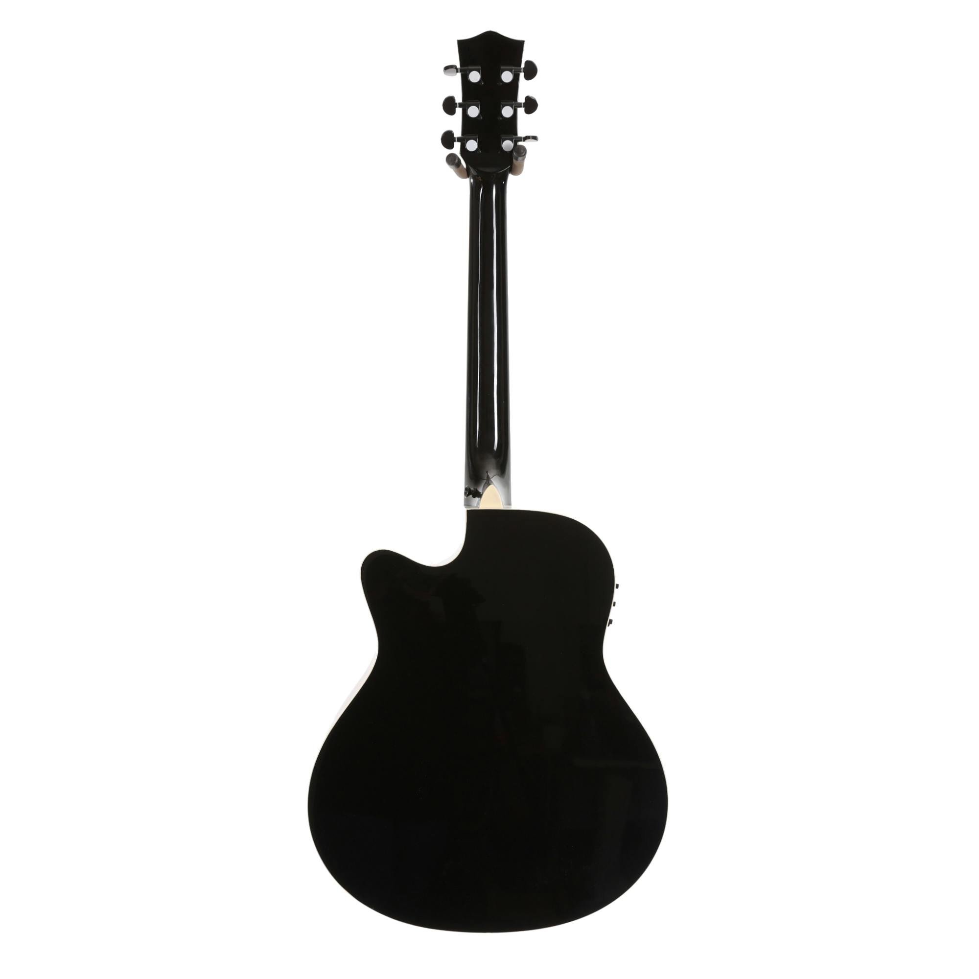EastCoast G1CE Grand Auditorium Electro Acoustic in Gloss Black - 479141-EastCoast-G1CE-Grand-Auditorium-Gloss-Black-Electro-Acoustic-Back.jpg