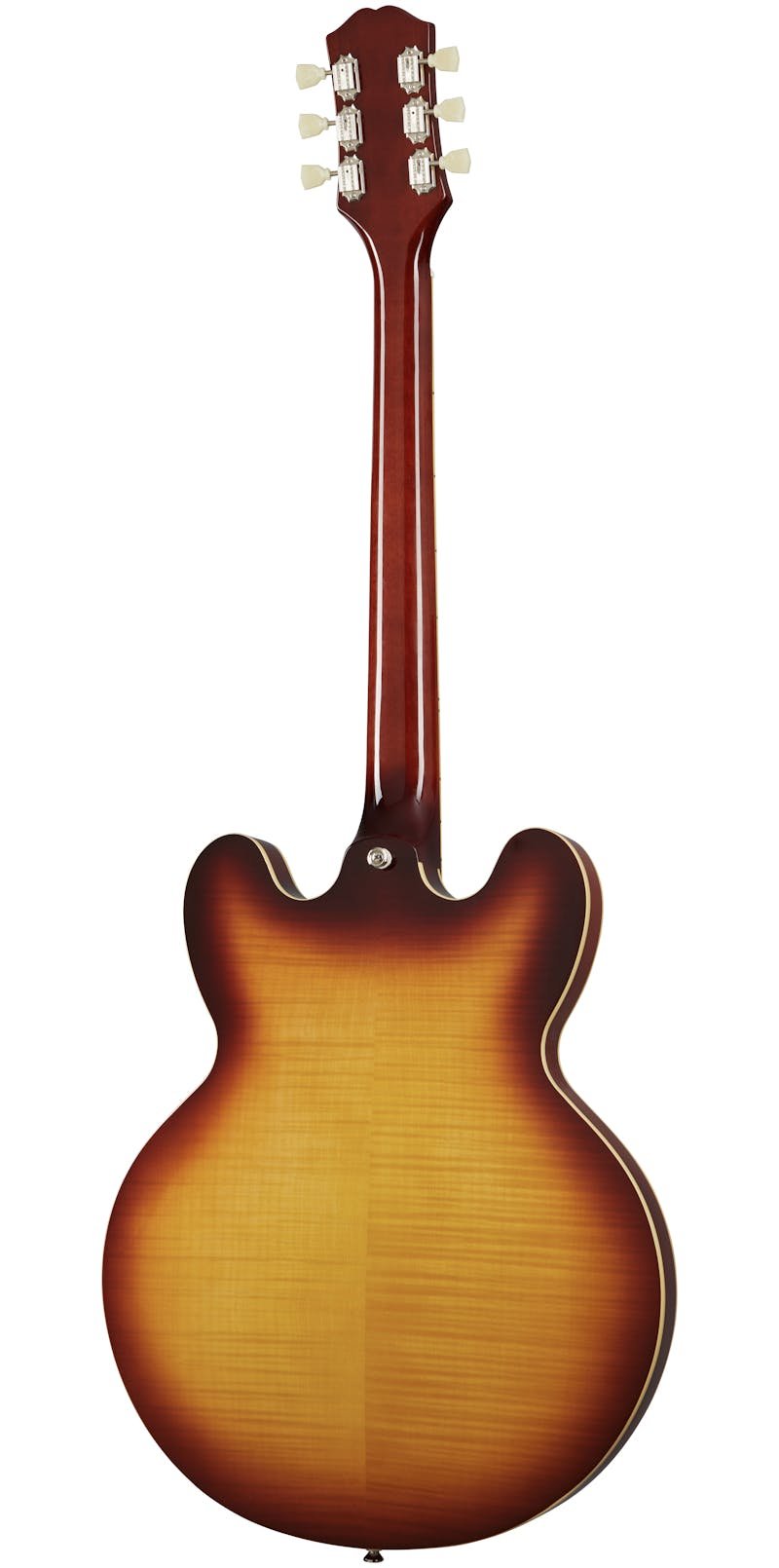 Epiphone Inspired by Gibson ES-335 Figured Semi-Hollow Electric Guitar in Raspberry Tea Burst - 418006-Epiphone-ES-335-Figured-Raspberry-Tea-Burst-Back.jpg