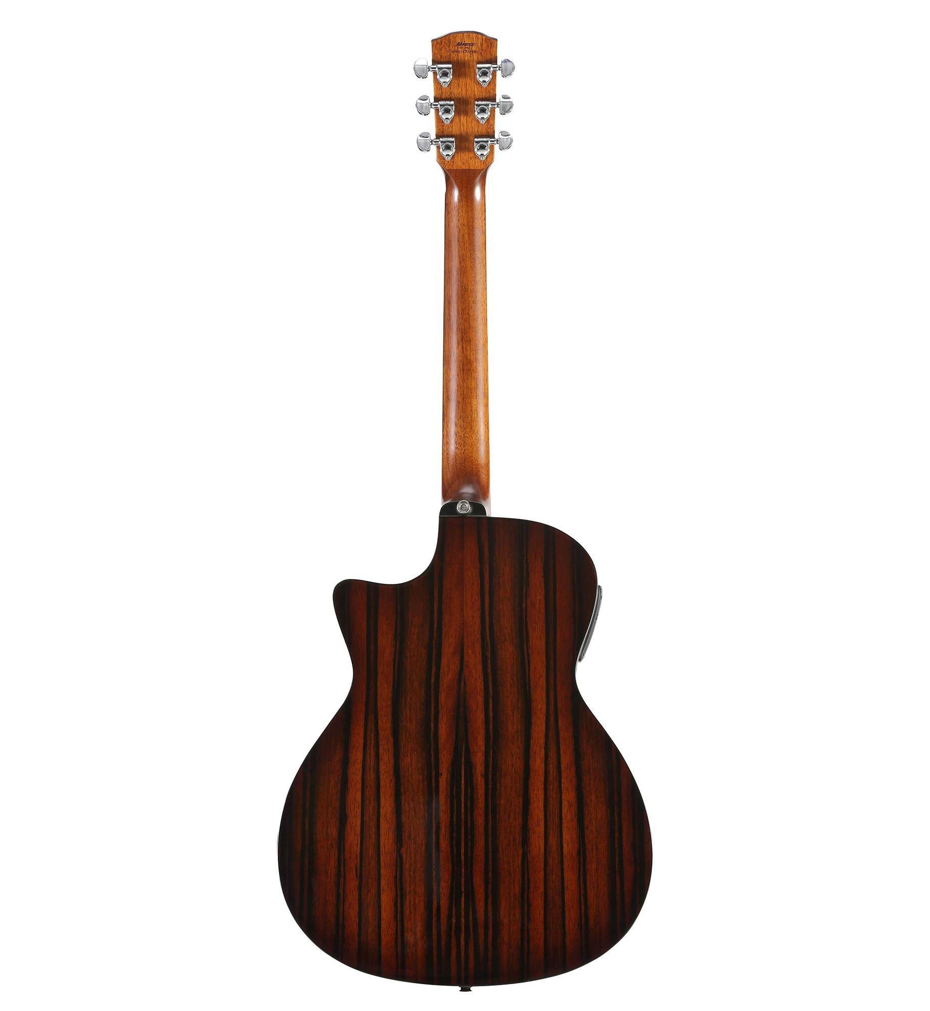 Alvarez Artist Elite AGE95CESHB Grand Auditorium Electro-Acoustic in Shadowburst - 320377-AGE95CESHB-Back.jpg