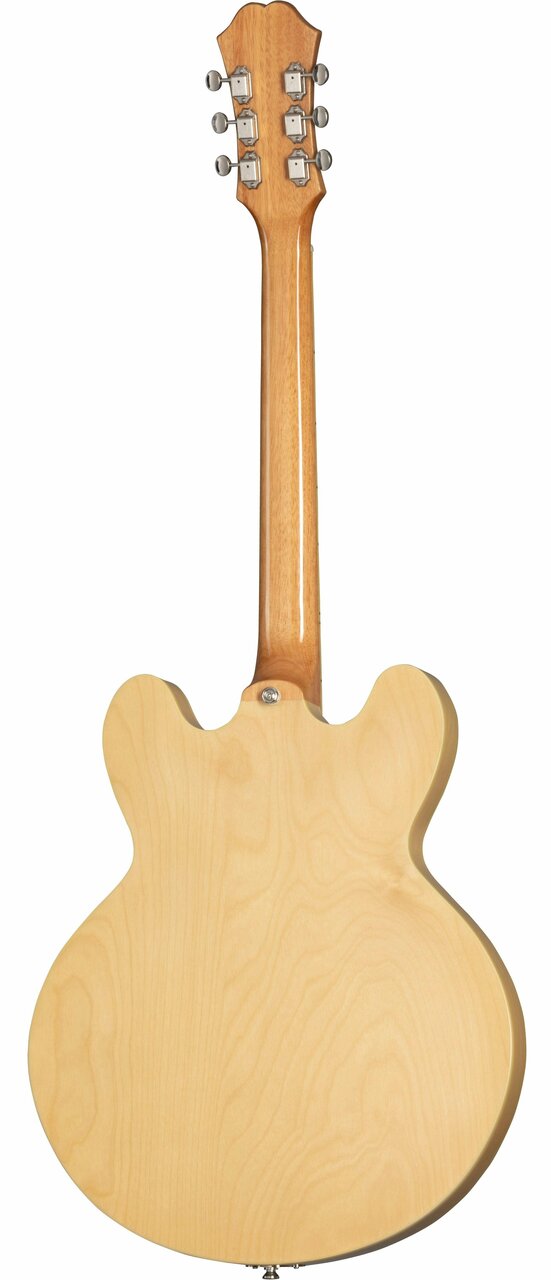 Epiphone Casino Hollowbody Electric Guitar in Natural - EOCANANH1-Epiphone-Casino-Natural-Back.jpg