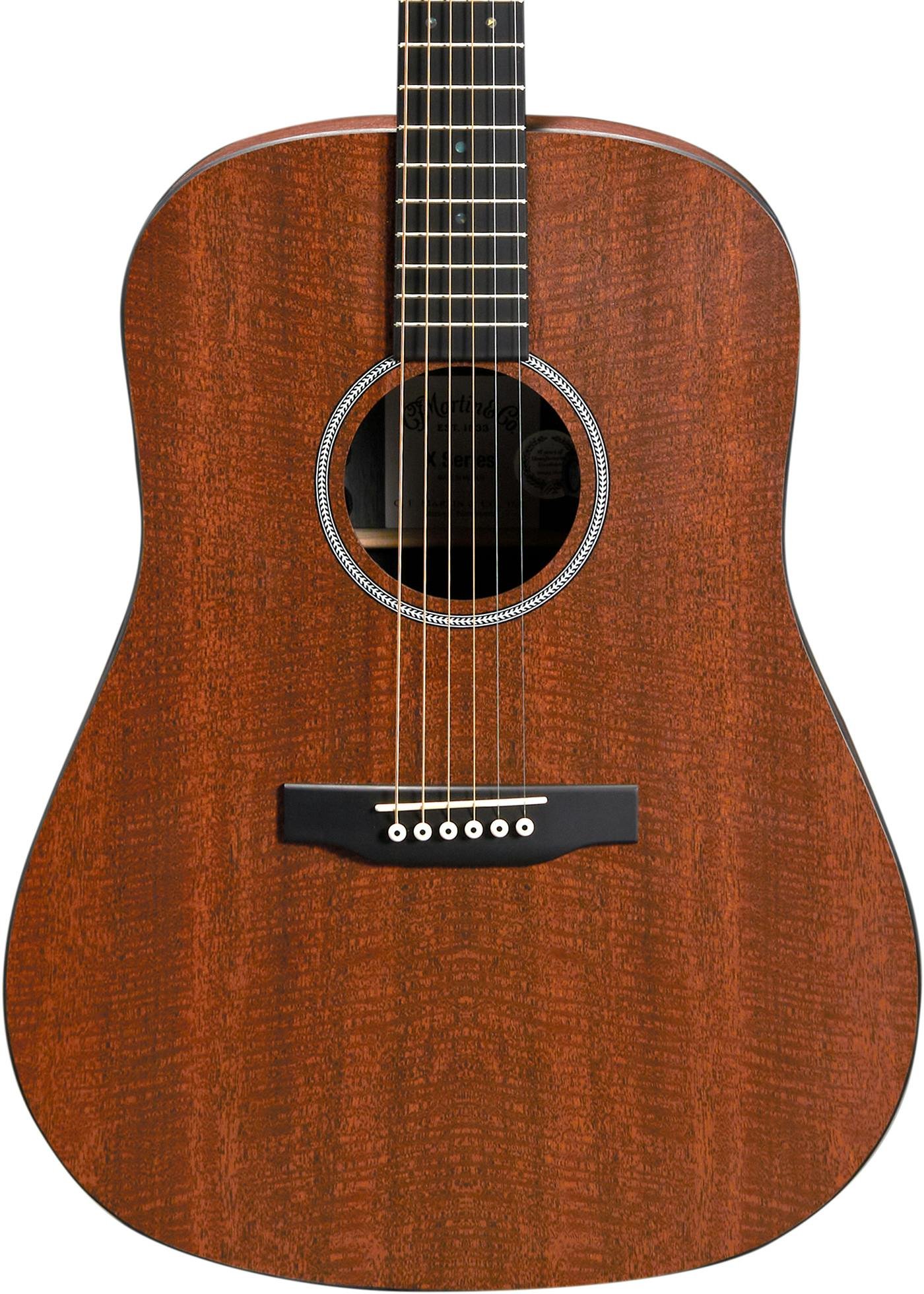 Martin X-Series Remastered D-X1E-MAH Acoustic Guitar with Mahogany Top +  Mahogany B&S - DX1E-MAH-D-X1E_Mahogany_Frontal-Cropped.jpg