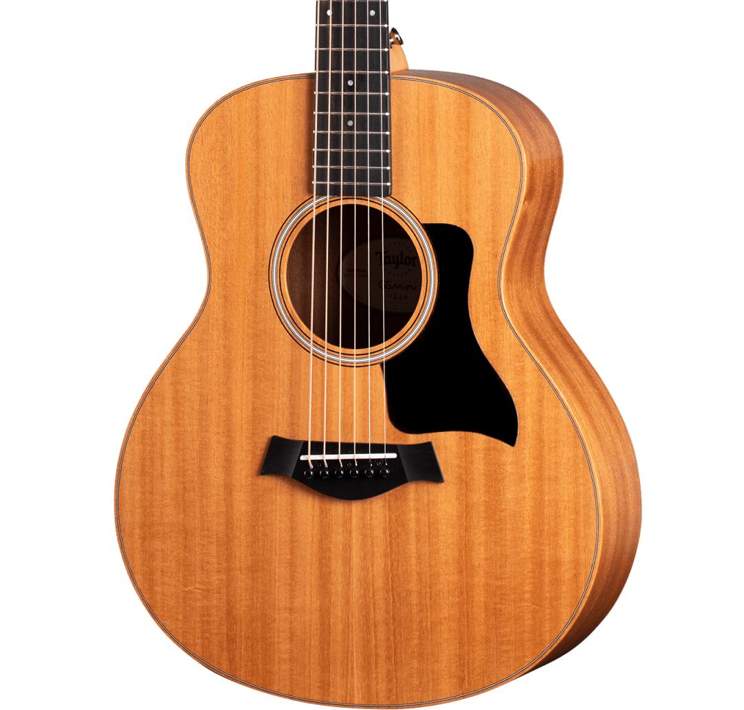 Taylor GS Mini-e Mahogany Electro Acoustic Guitar - Taylor-GS Mini-e Mahogany-00887766069775-FrontLeft-cropped.jpg
