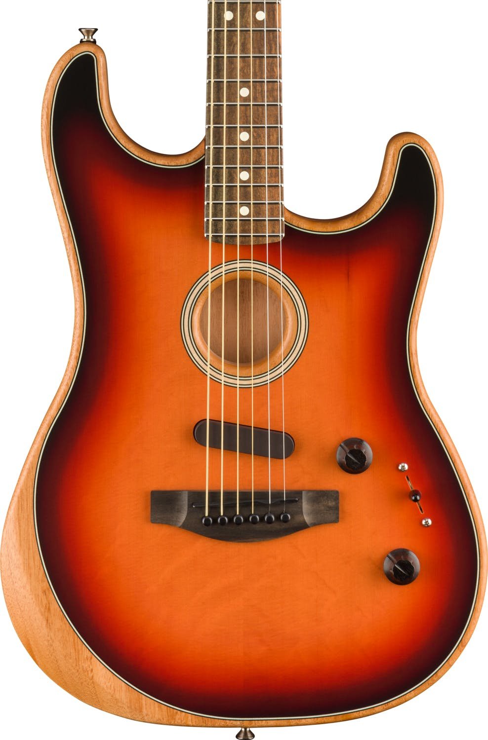 Fender American Acoustasonic Stratocaster Acoustic/Electric Guitar in 3-Tone Sunburst - 372855-Fender American Acoustasonic Stratocaster 3 Tone Sunburst 1.jpg