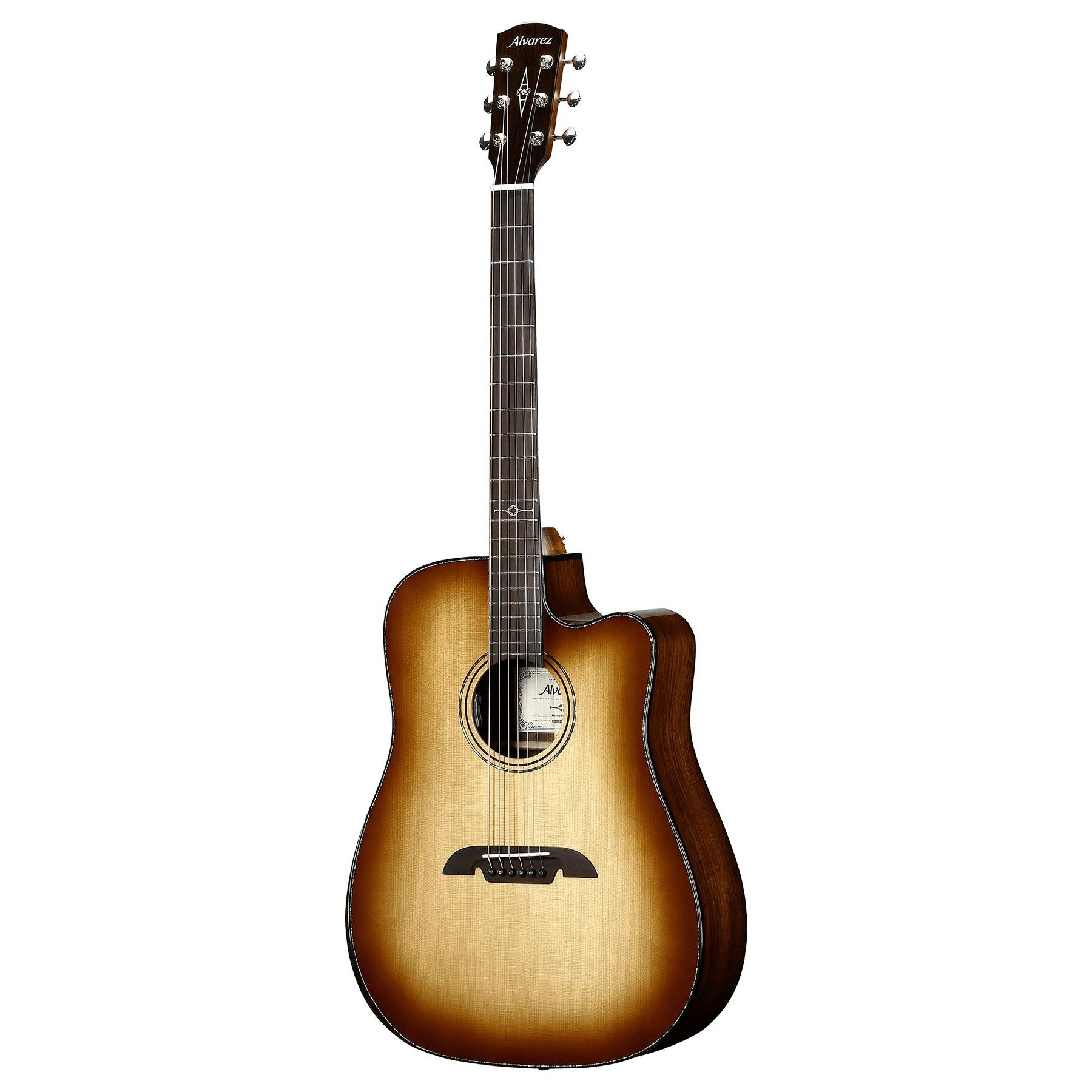 Alvarez Masterworks MDA70CE Dreadnought Electro Acoustic in Shadowburst with Cutaway - MDA70CEHFARSHB-Alvarez-Masterworks-Dreadnought-Cutaway-Bevels-Spruce-top-Rosewood-back-Shadowburst-LR-Baggs-HiFi-Right.jpg