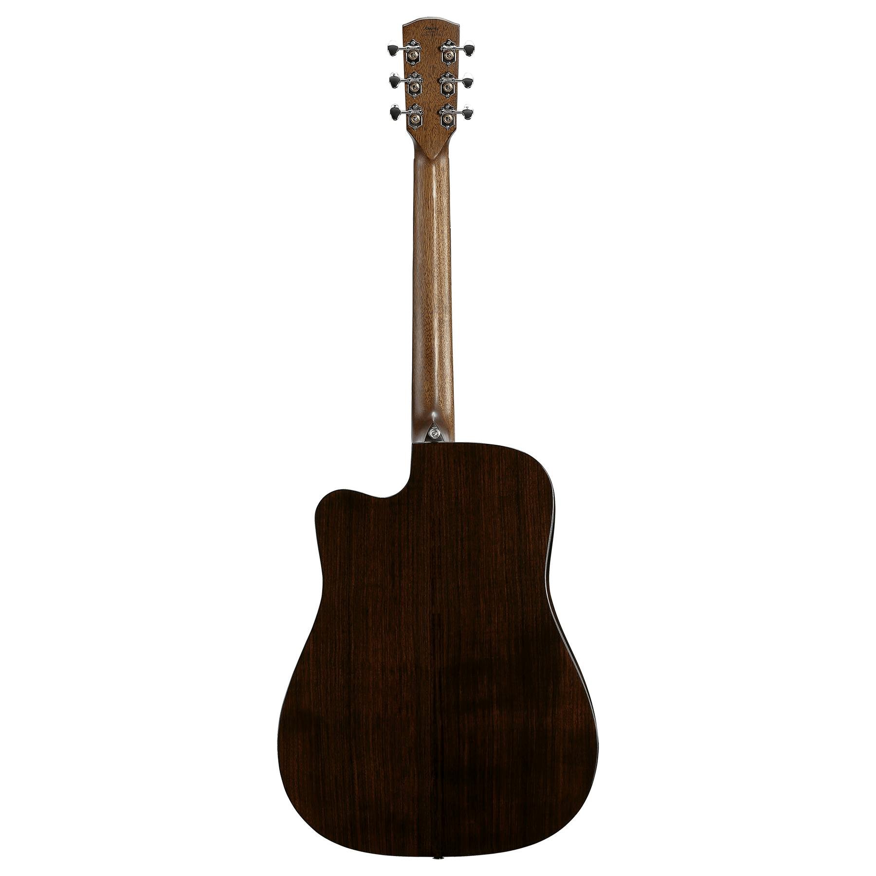 Alvarez Masterworks MDA70CE Dreadnought Electro-Acoustic in Shadowburst with Cutaway - MDA70CEHFARSHB-Alvarez-Masterworks-Dreadnought-Cutaway-Bevels-Spruce-top-Rosewood-back-Shadowburst-LR-Baggs-HiFi-Back.jpg
